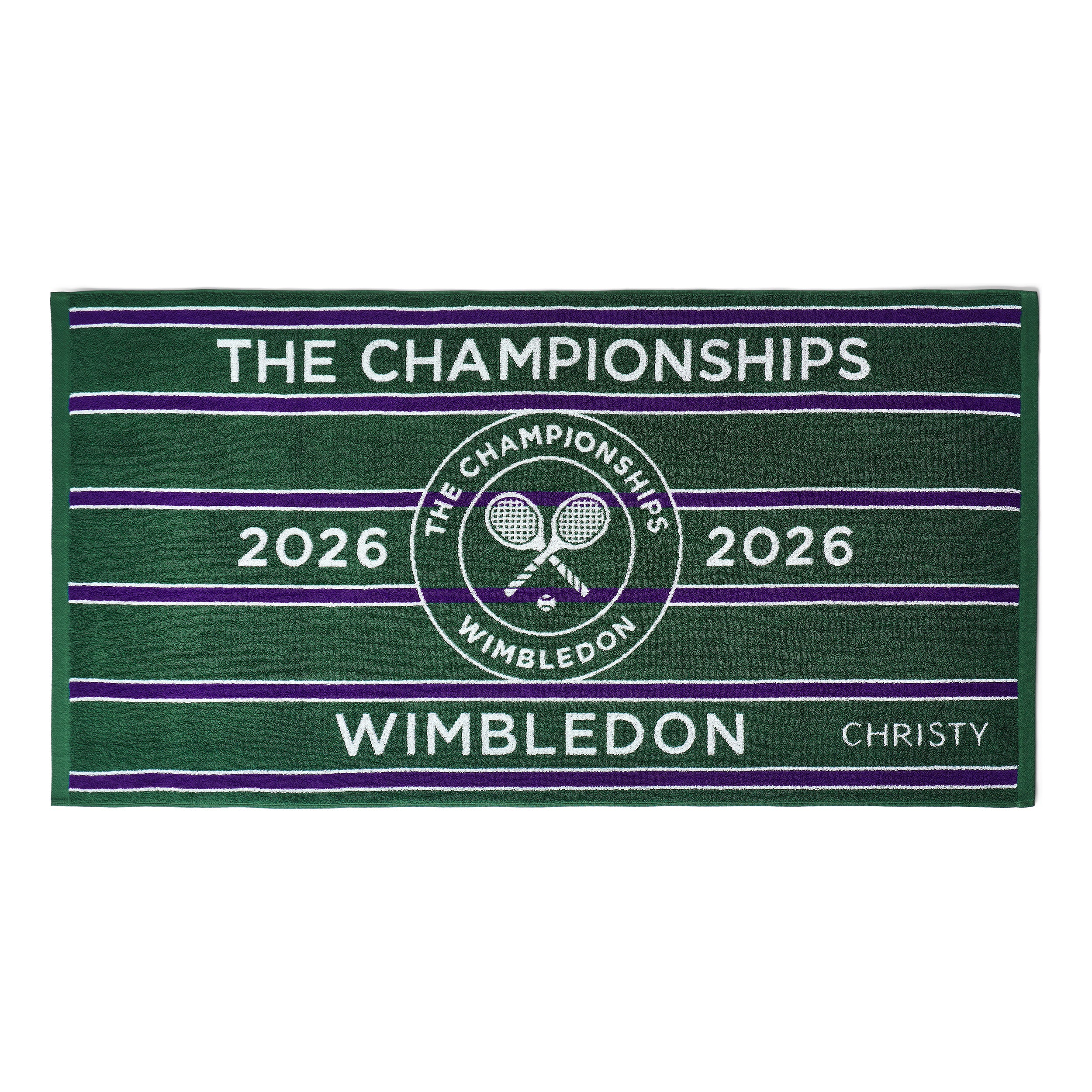 Christy Wimbledon Champ Ręcznik - zieleń, liliowy
