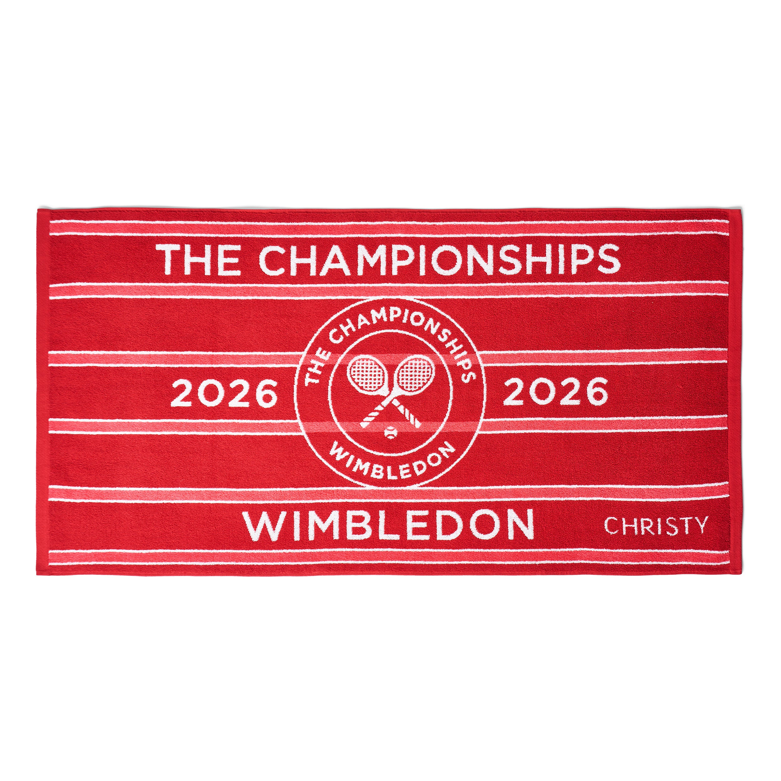 Christy Wimbledon Champ Ręcznik - czerwony