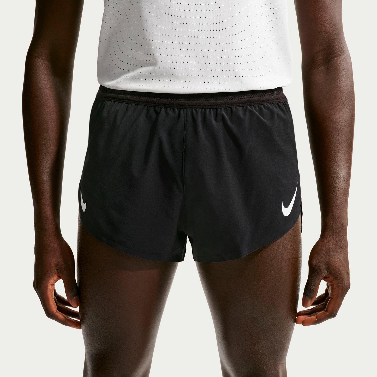 Nike AeroSwift Spodenki do biegania Mężczyźni - czarny, biały