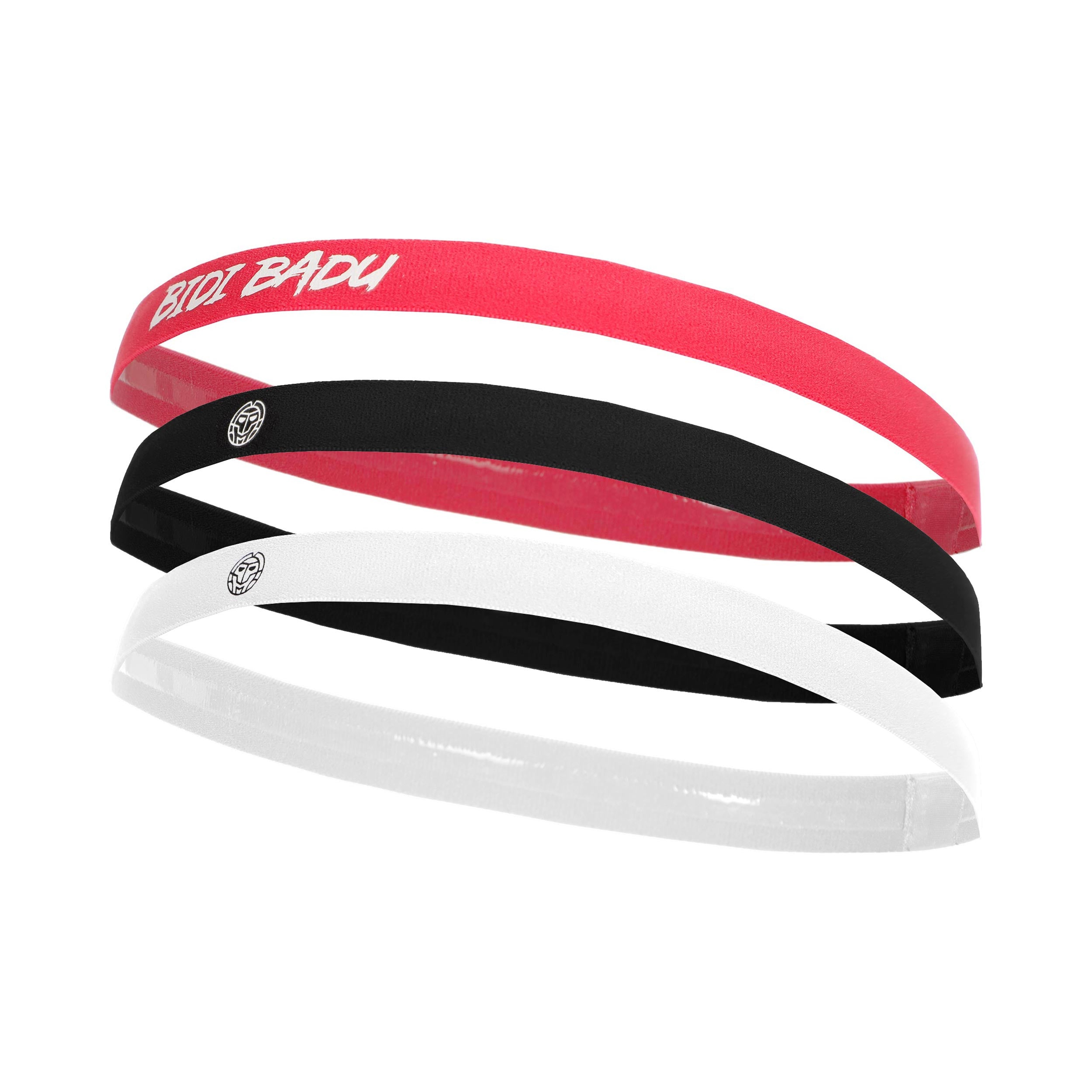 BIDI BADU Player Opaska do włosów Opakowanie 3 szt. Unisex - czarny, biały
