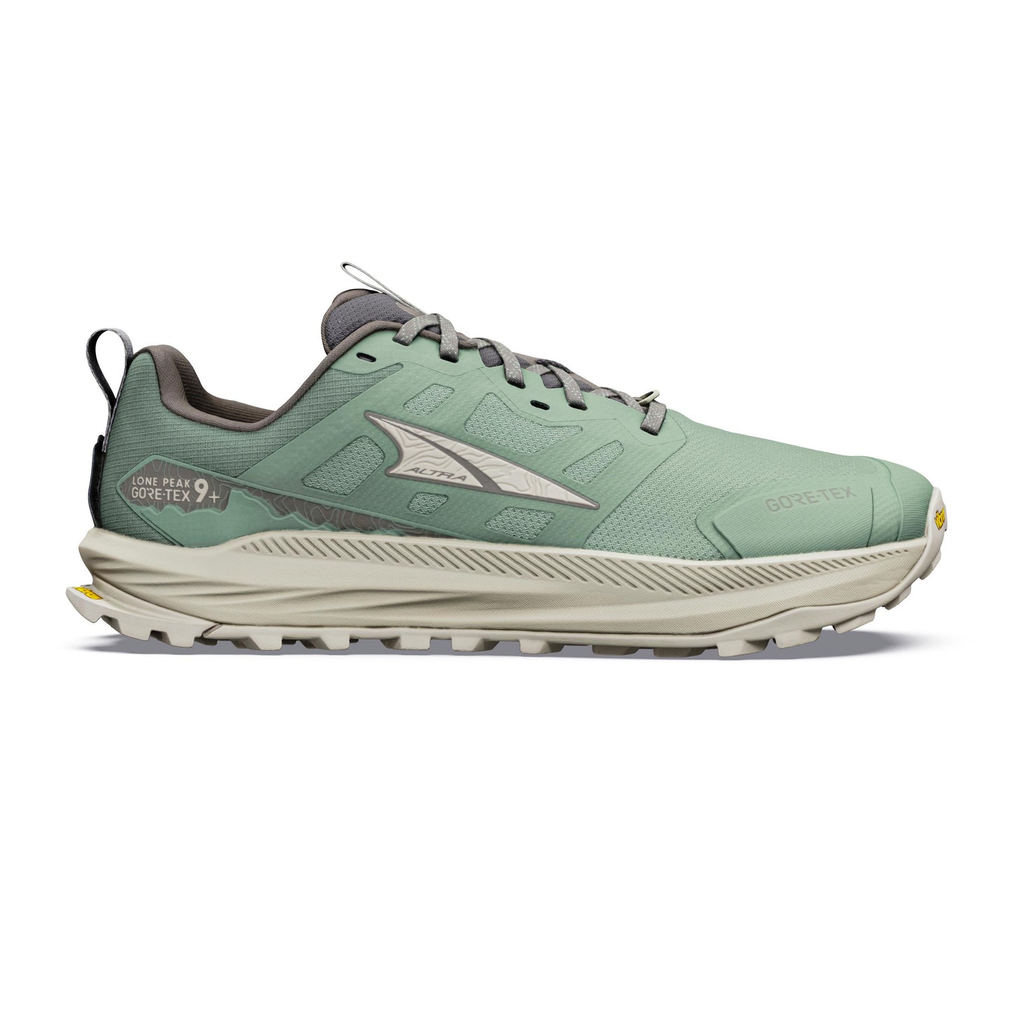 Altra Lone Peak 9+ GTX But trailowy Mężczyźni - zieleń, beż