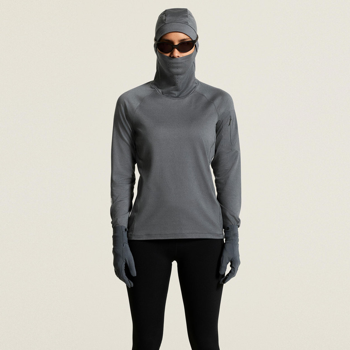 Craft SubZ Thermal Koszulka do biegania Kobiety - antracyt
