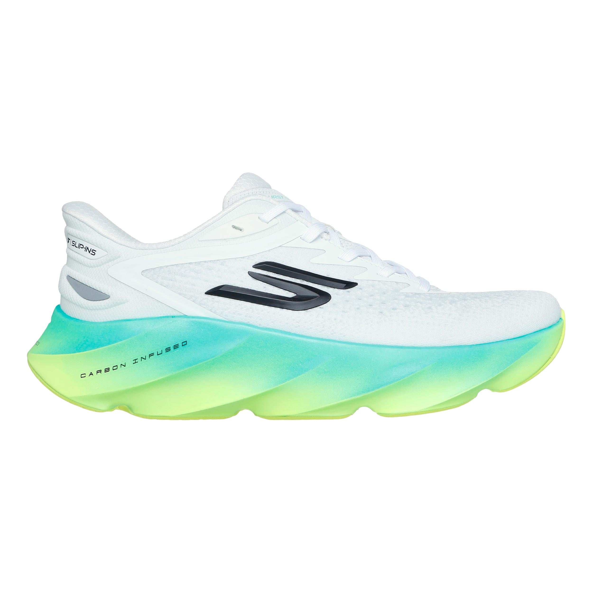 Skechers SKX Aero Burst Slip-In But neutralny Mężczyźni - biały, limonka