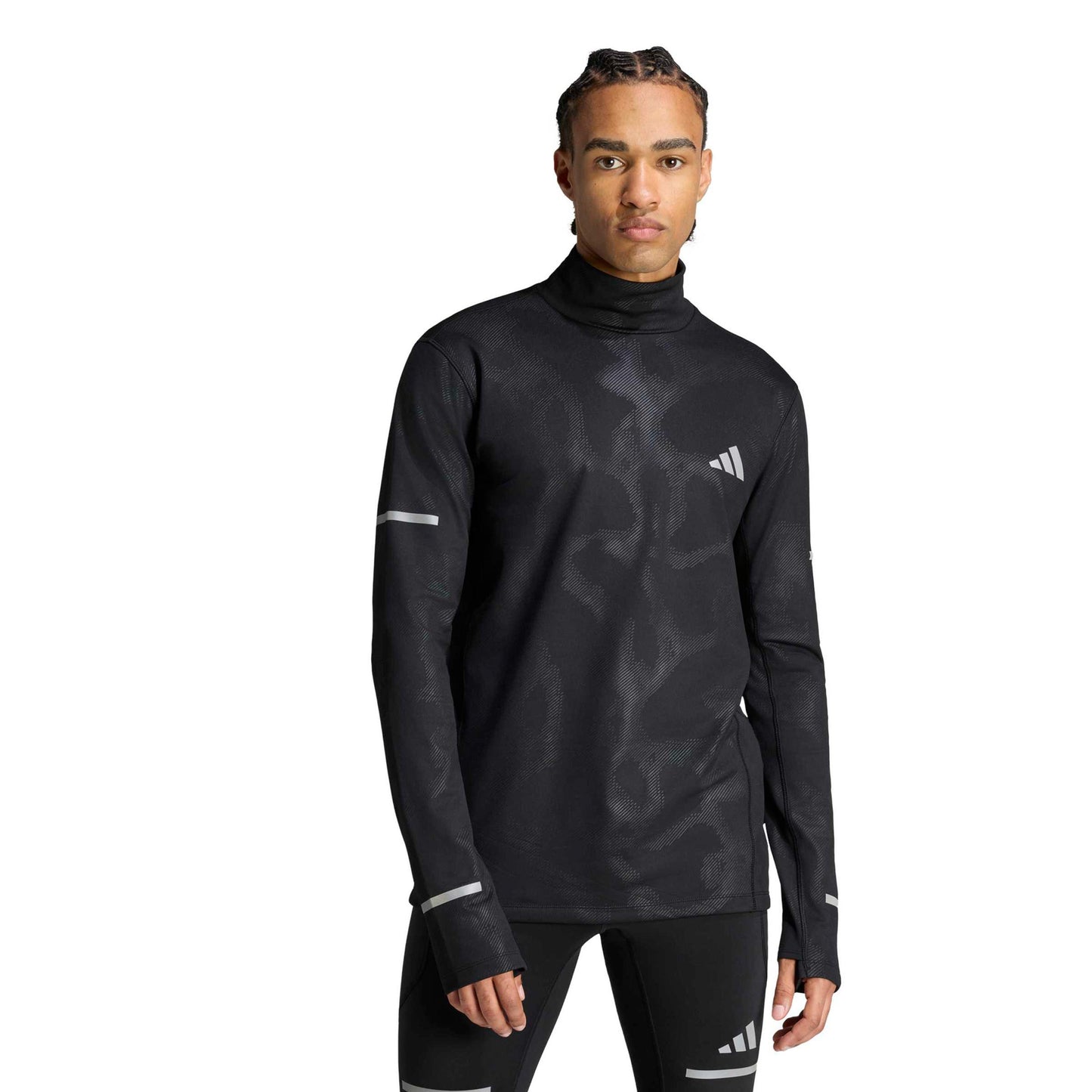 adidas adi365 Warm Koszulka do biegania Mężczyźni - czarny