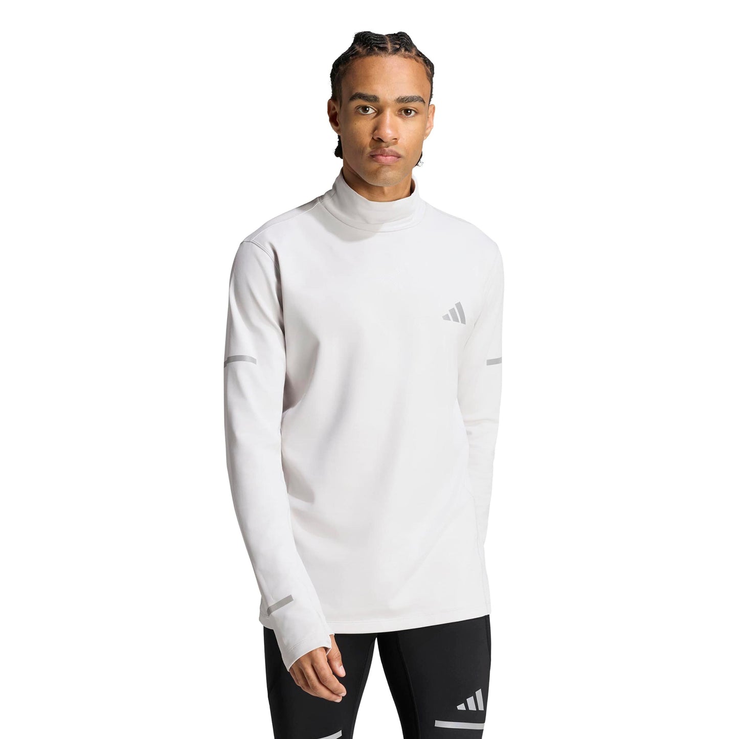 adidas adi365 Warm Koszulka do biegania Mężczyźni - szary