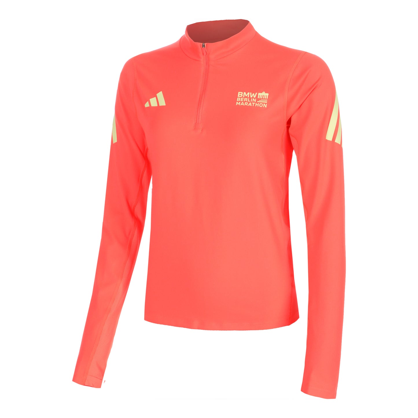 adidas BMW Berlin Koszulka do biegania Kobiety - koral, żółty