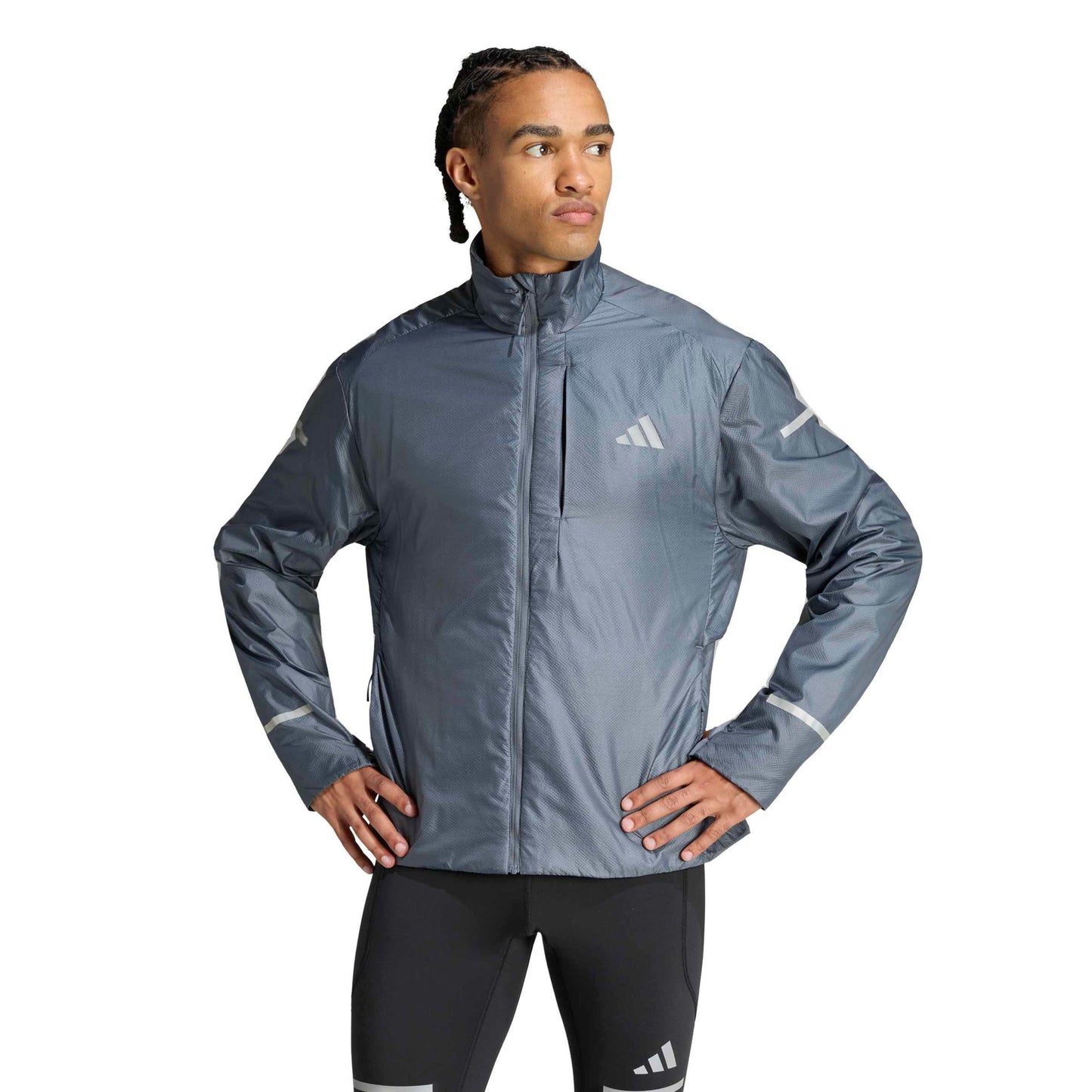 adidas adi365 Light Warm  Kurtka do biegania Mężczyźni - antracyt
