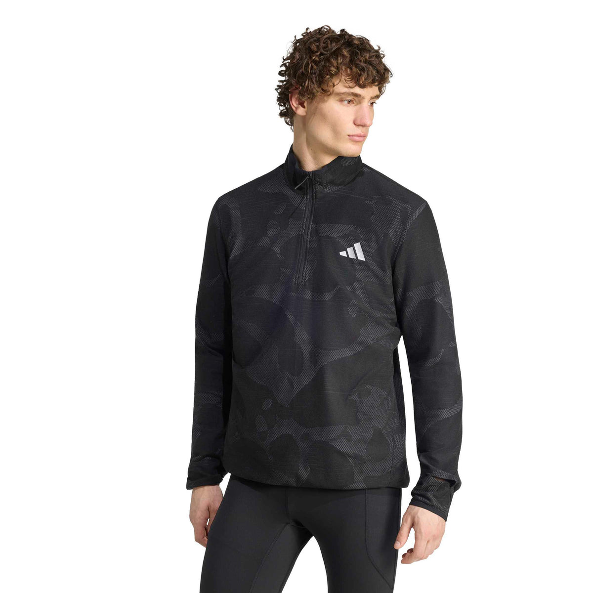 adidas adi365 Climawarm+ Koszulka do biegania Mężczyźni - czarny