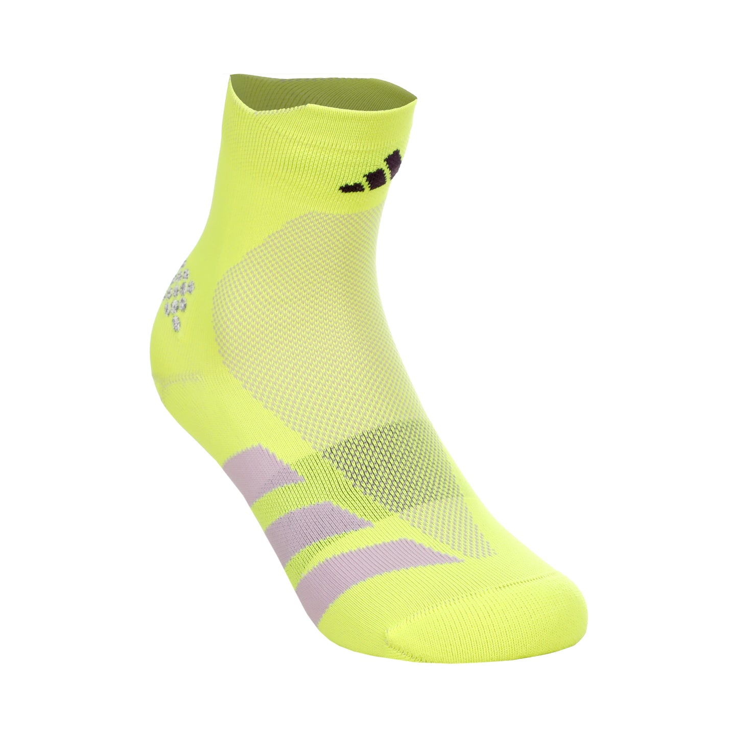 adidas adizero Quarter Skarpety do biegania Unisex - żółty, liliowy