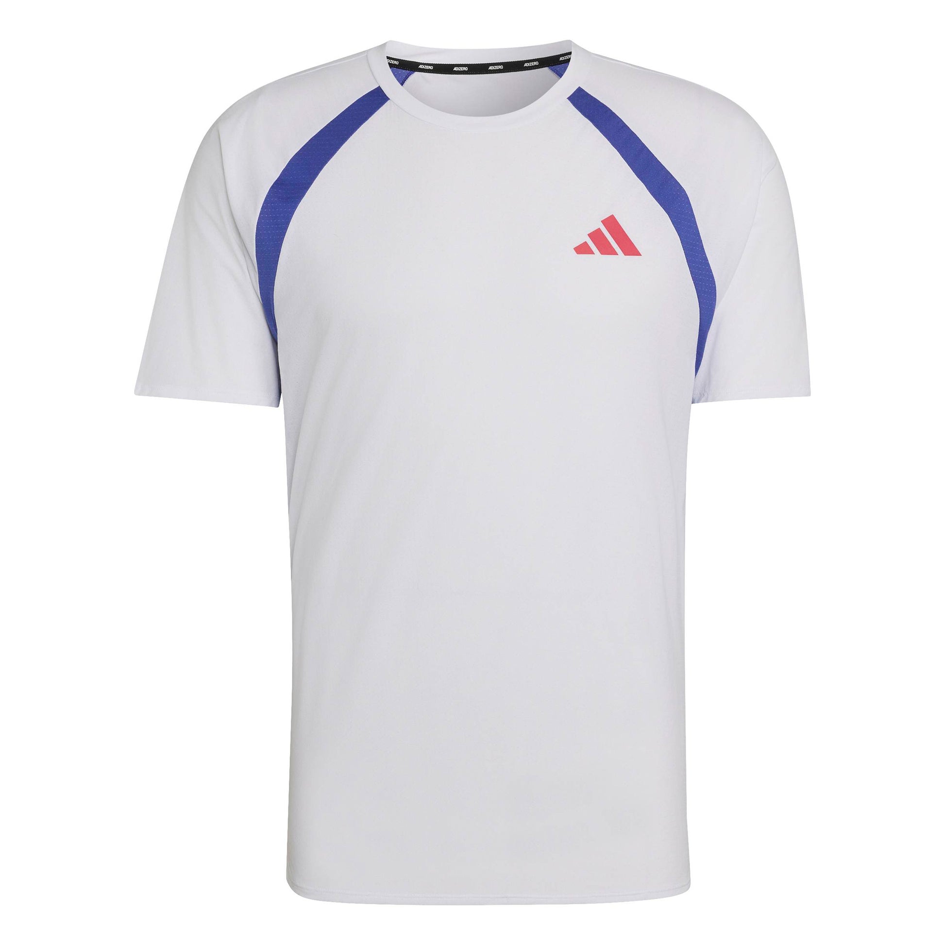 adidas adizero Archive Koszulka do biegania Mężczyźni - biały, niebieski