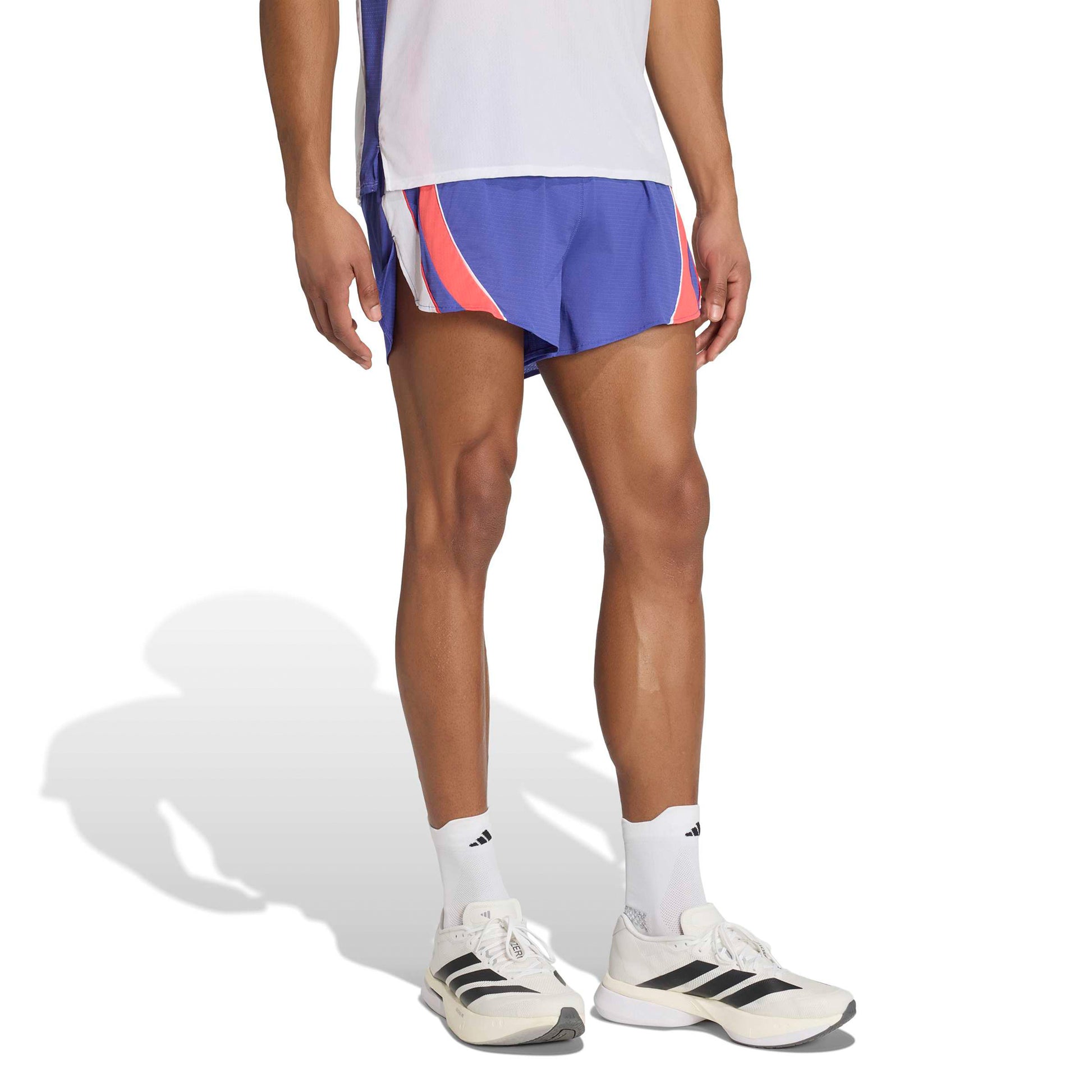adidas adizero Archive Spodenki do biegania Mężczyźni - niebieski, czerwony