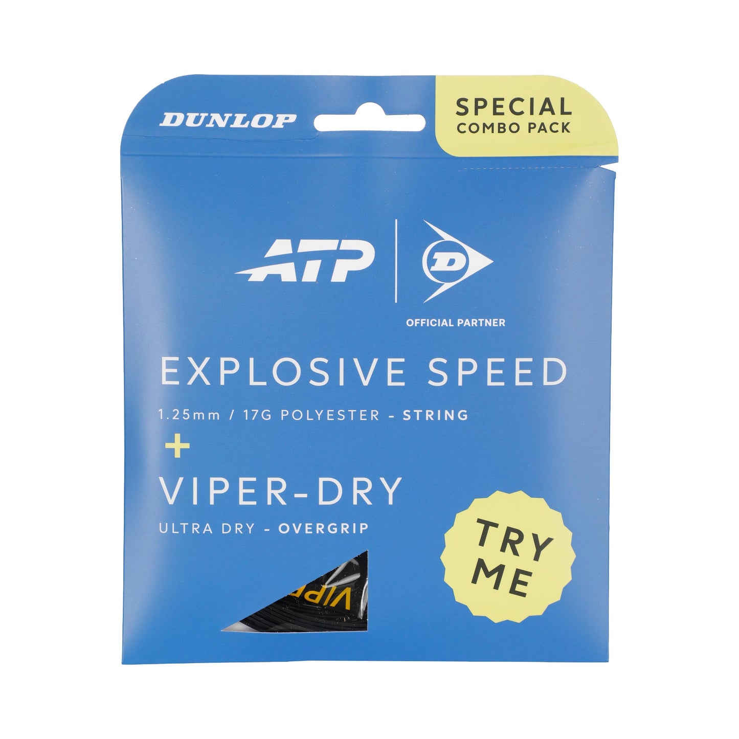 Dunlop Explosive Speed Zestaw naciągów 12m - czarny