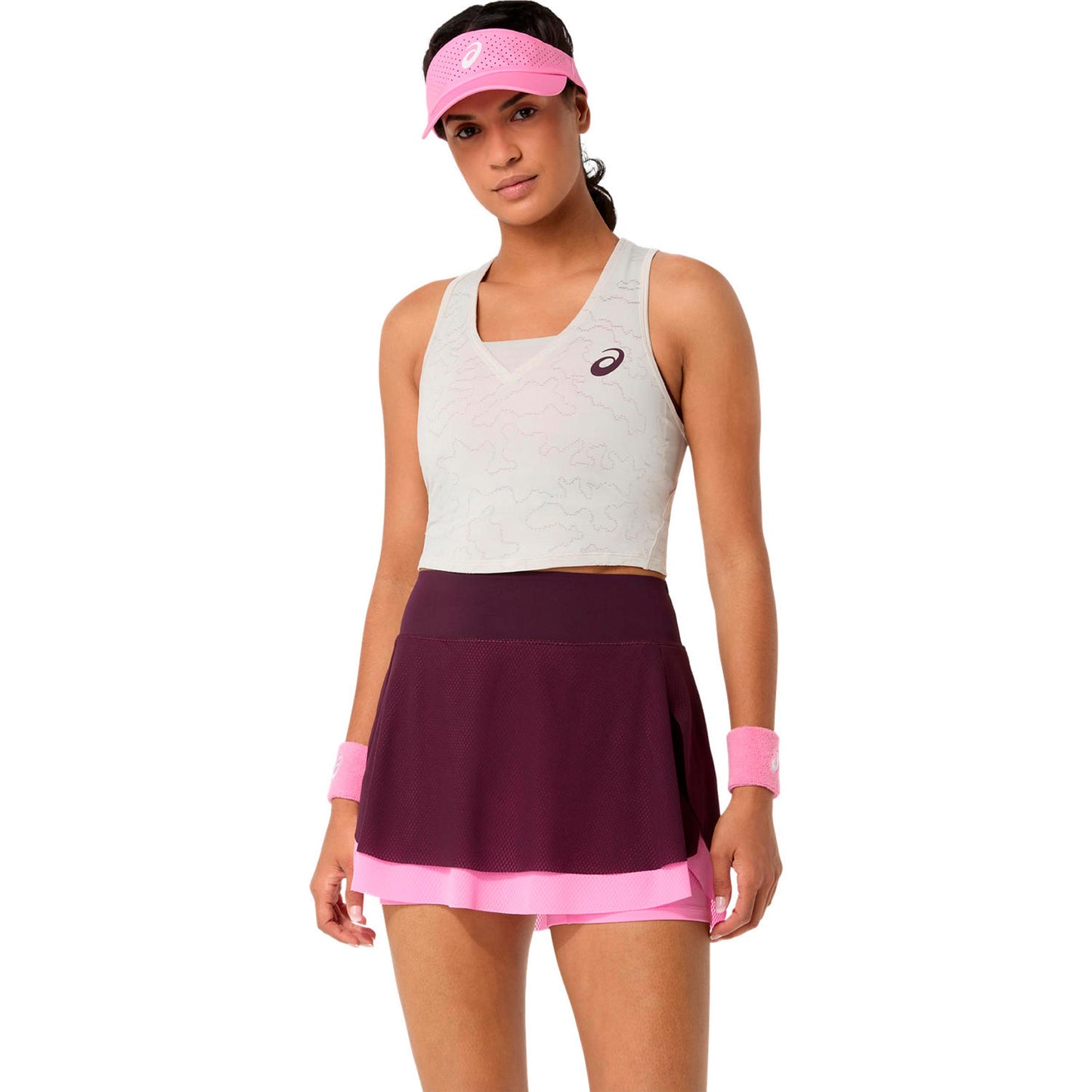 ASICS Match Jacquard Tank top Kobiety - beż