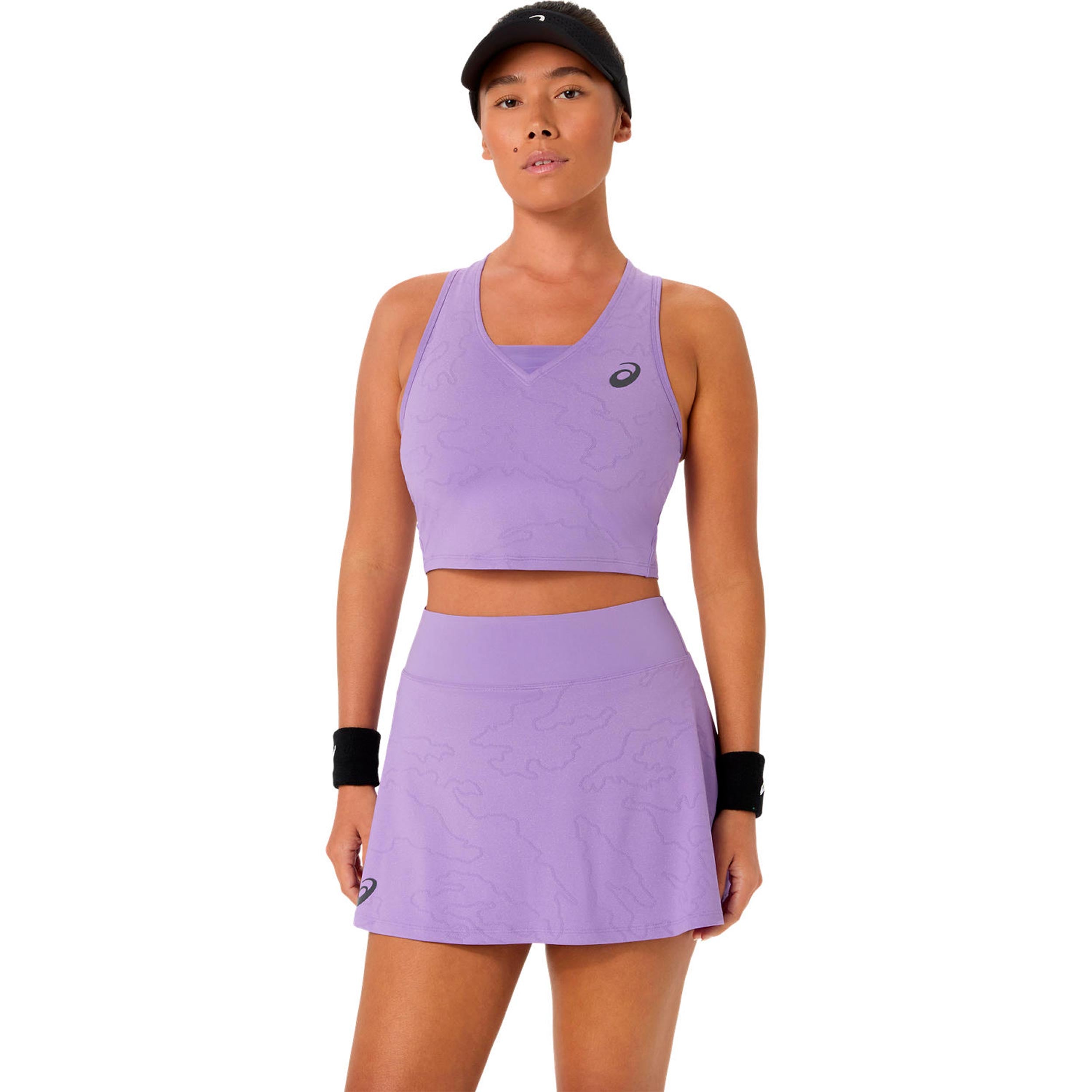 ASICS Match Jacquard Night Energy Tank top Kobiety - liliowy