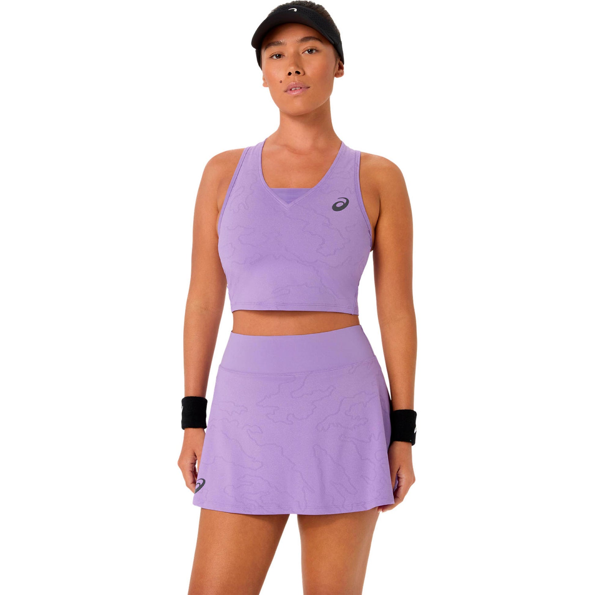 ASICS Match Jacquard Night Energy Tank top Kobiety - liliowy
