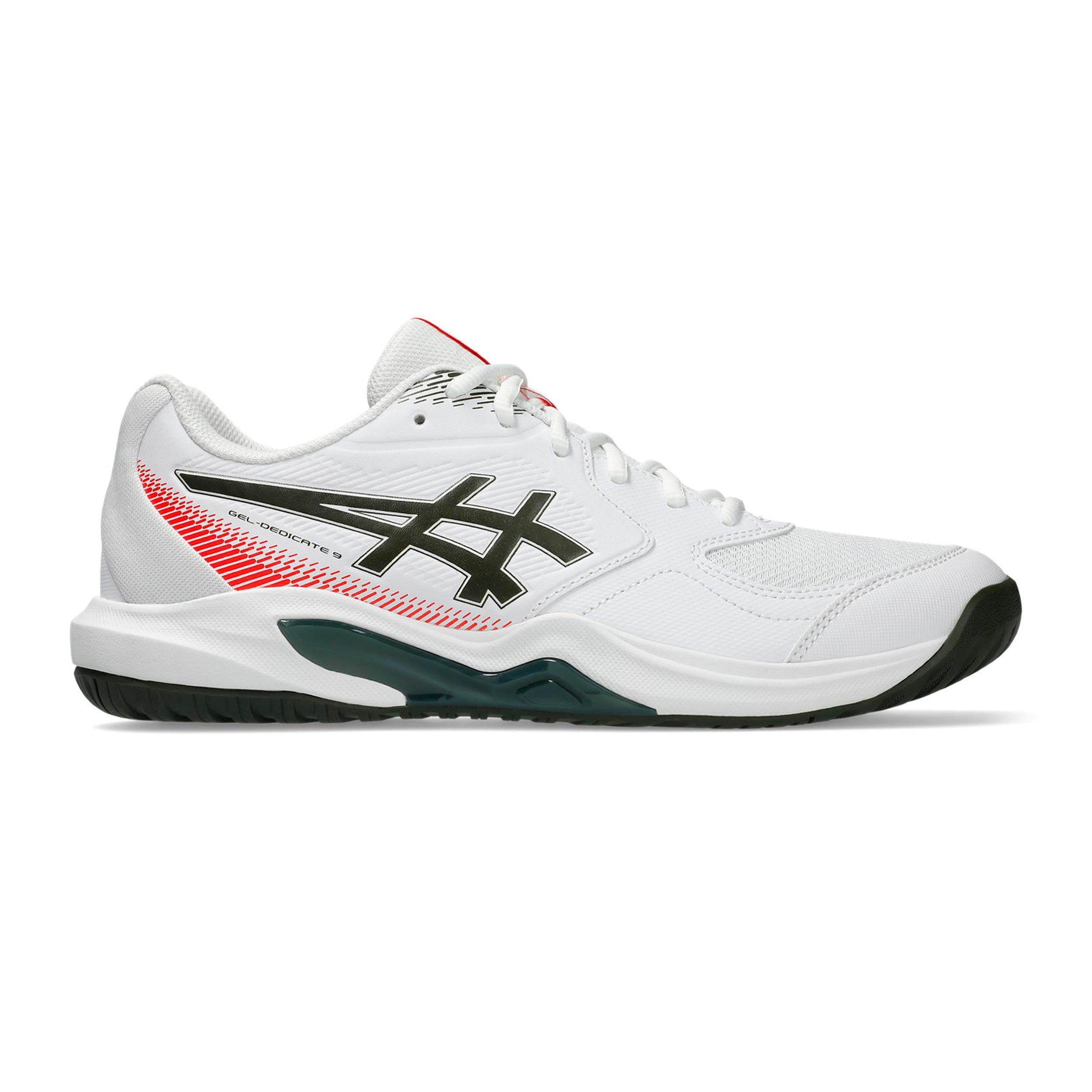 ASICS Gel-Dedicate 9 buty do tenisa allcourt Mężczyźni - biały, petrolowy