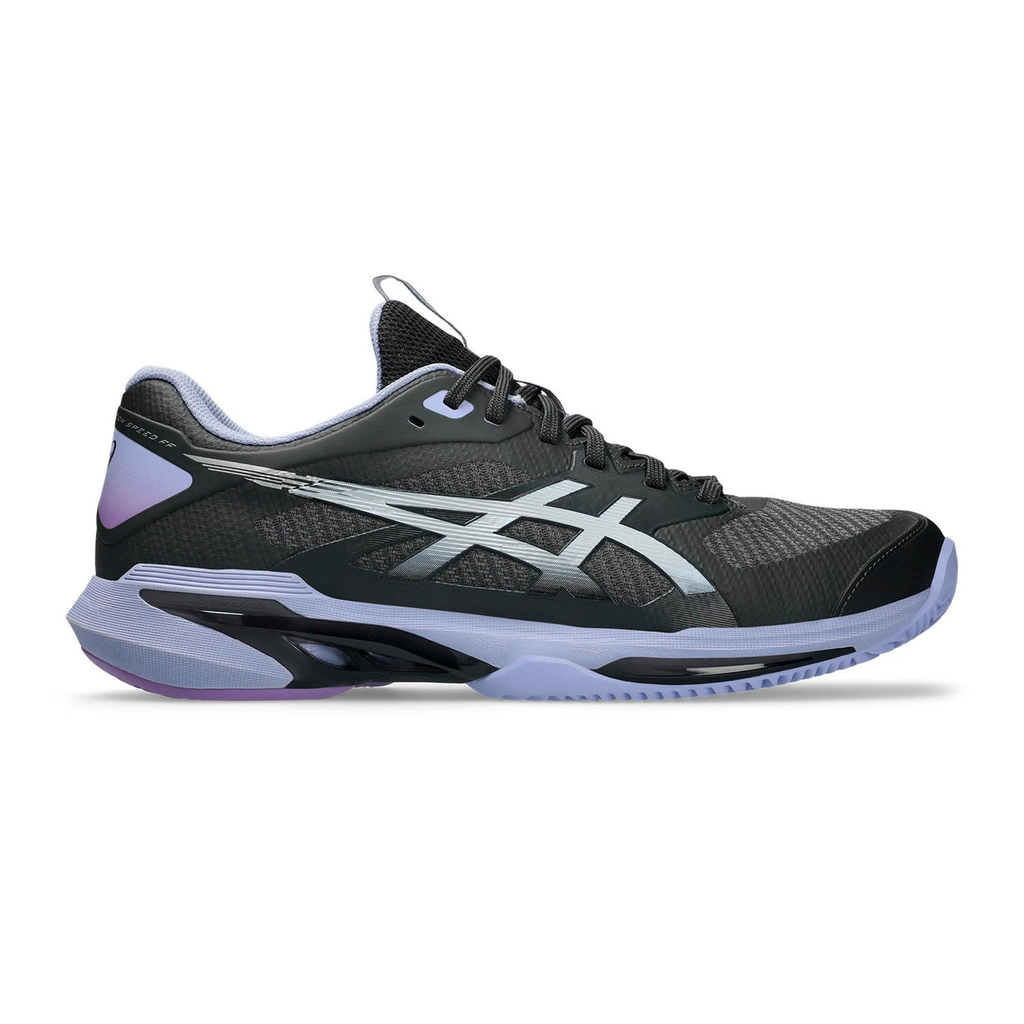 ASICS Solution Speed FF 4 Night Energy buty do tenisa ziemnego Mężczyźni - ciemnoszary, liliowy