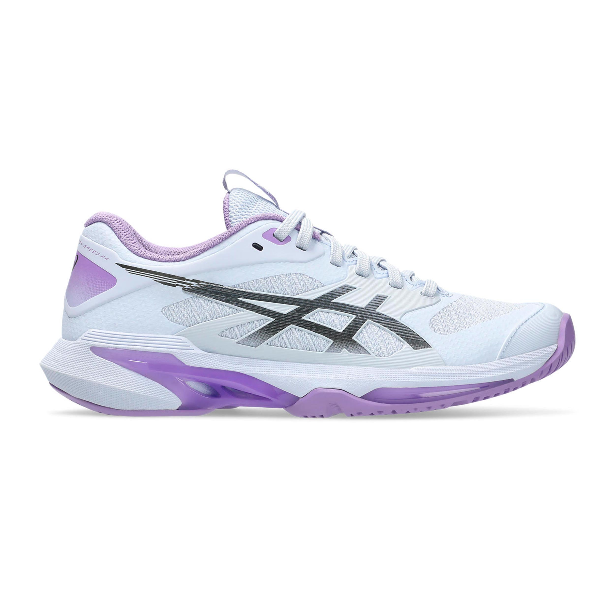ASICS Solution Speed FF 4 Night Energy buty do tenisa allcourt Kobiety - jasnoniebieski, liliowy