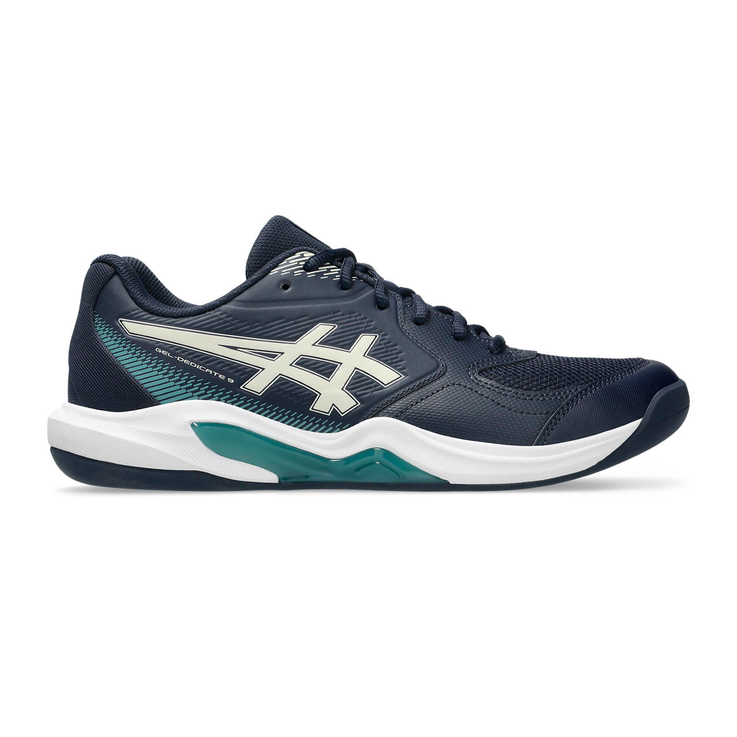 ASICS Gel-Dedicate 9 But do dywanów Mężczyźni - ciemnoniebieski, biały
