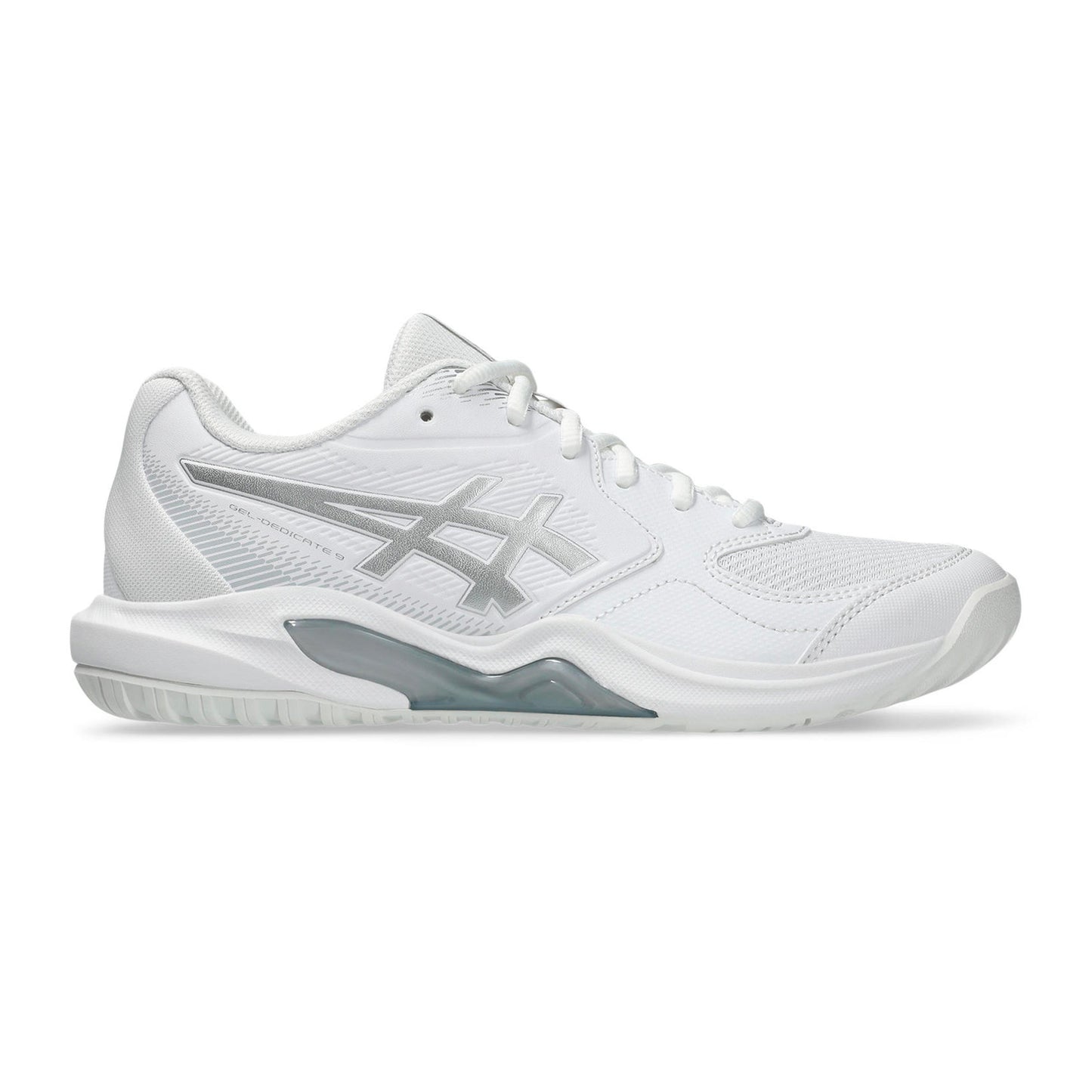 ASICS Gel-Dedicate 9 buty do tenisa allcourt Kobiety - biały, srebrny