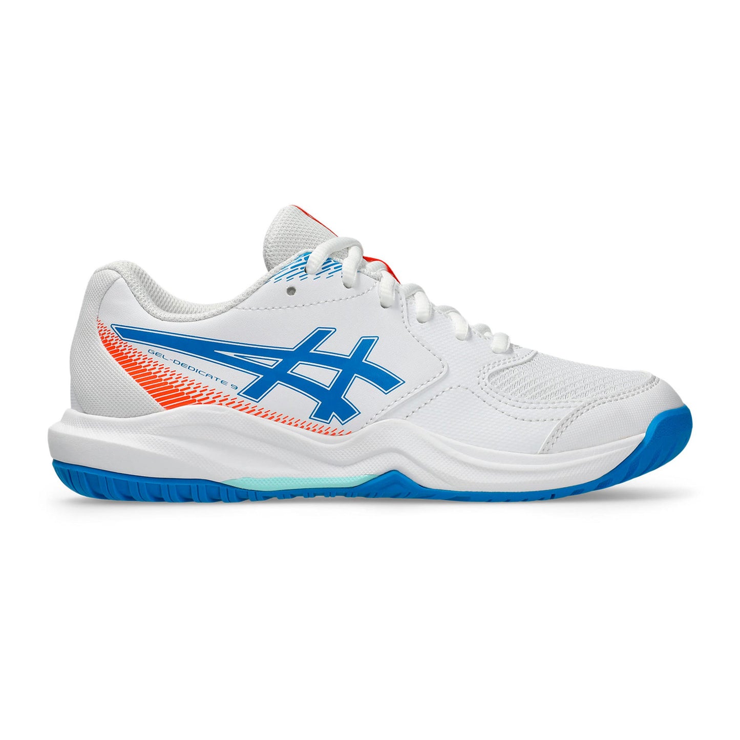 ASICS Gel-Dedicate 9 GS buty do tenisa allcourt Dzieci - biały, niebieski