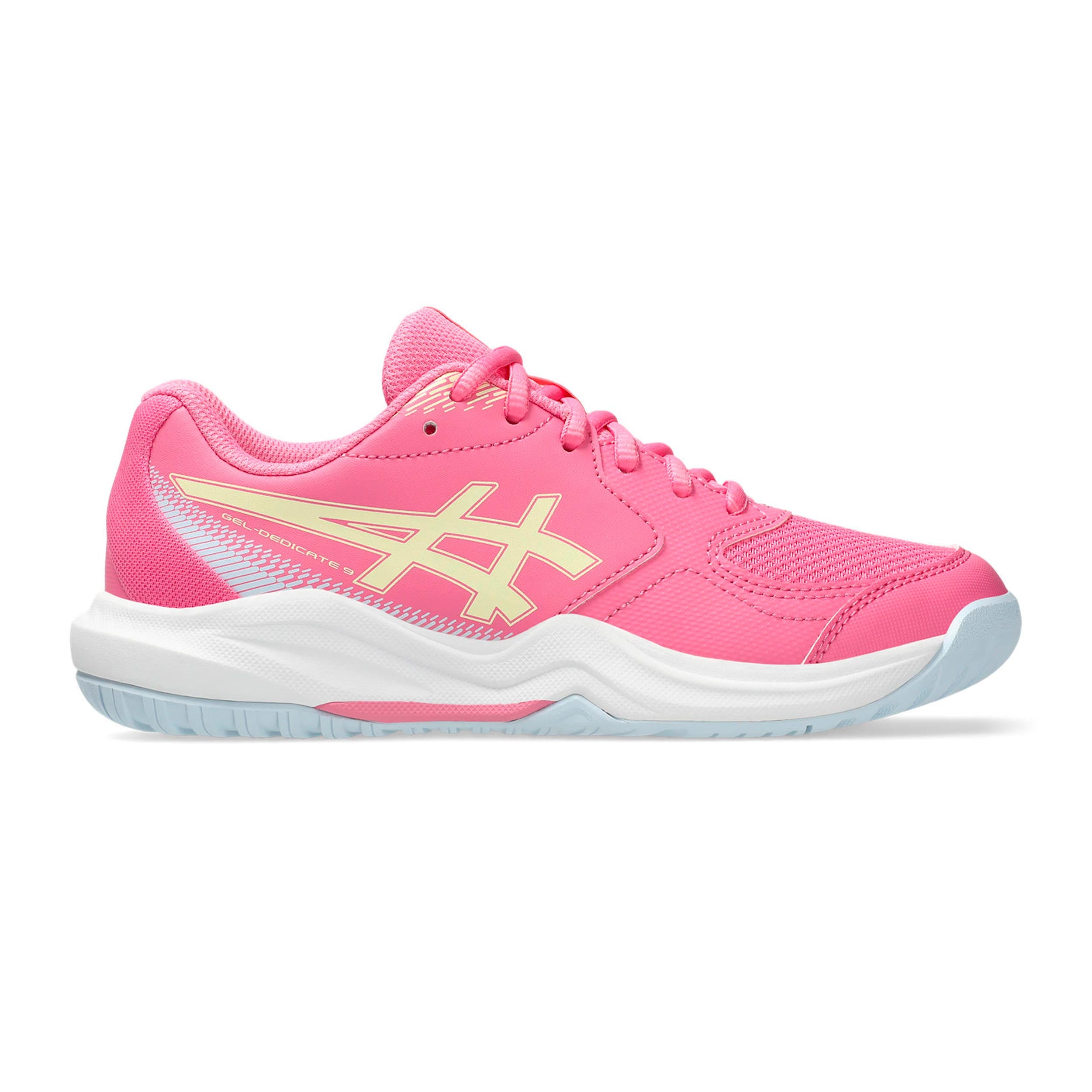 ASICS Gel-Dedicate 9 GS buty do tenisa allcourt Dzieci - różowy, żółty