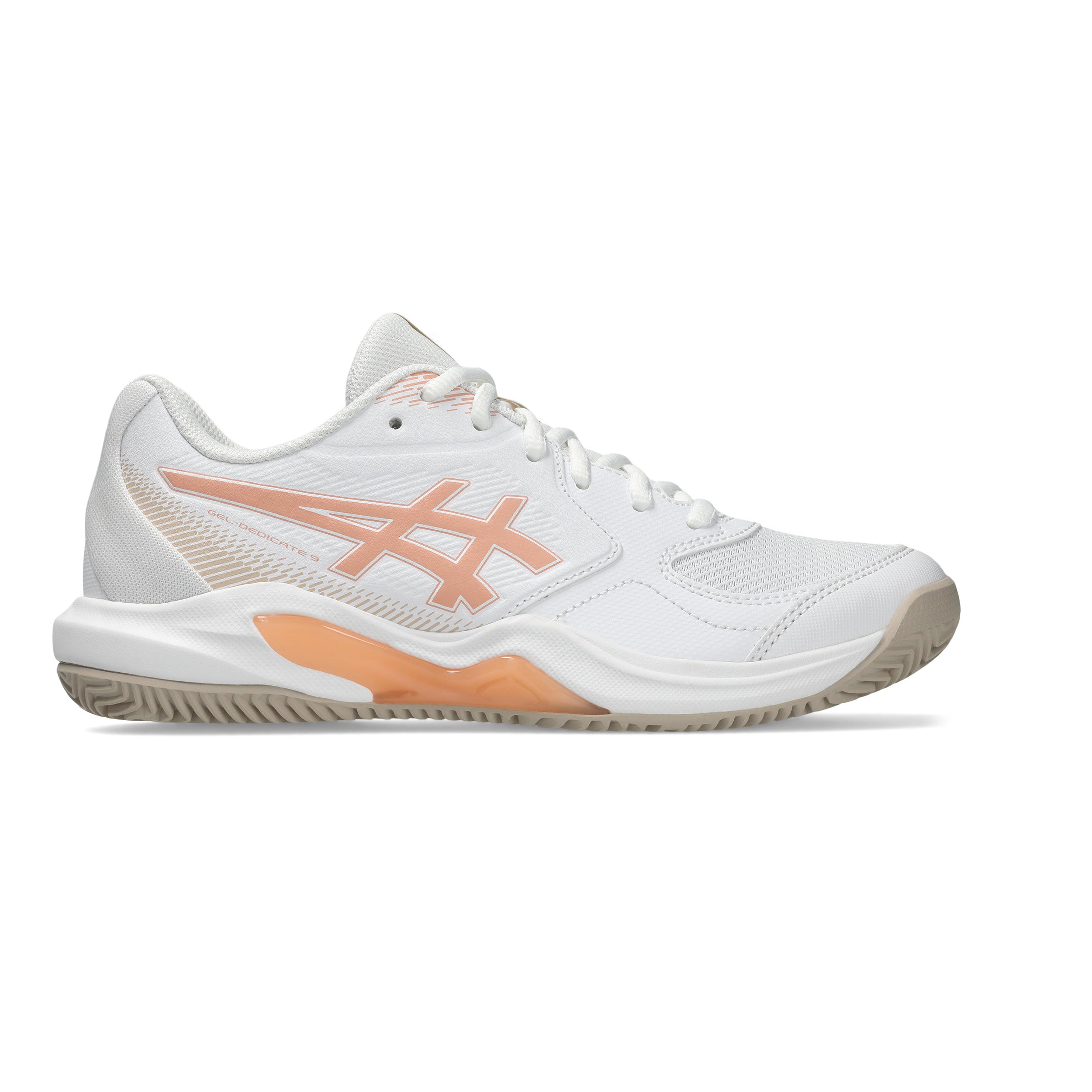 ASICS Gel-Dedicate 9 buty do tenisa ziemnego Kobiety - biały, morela