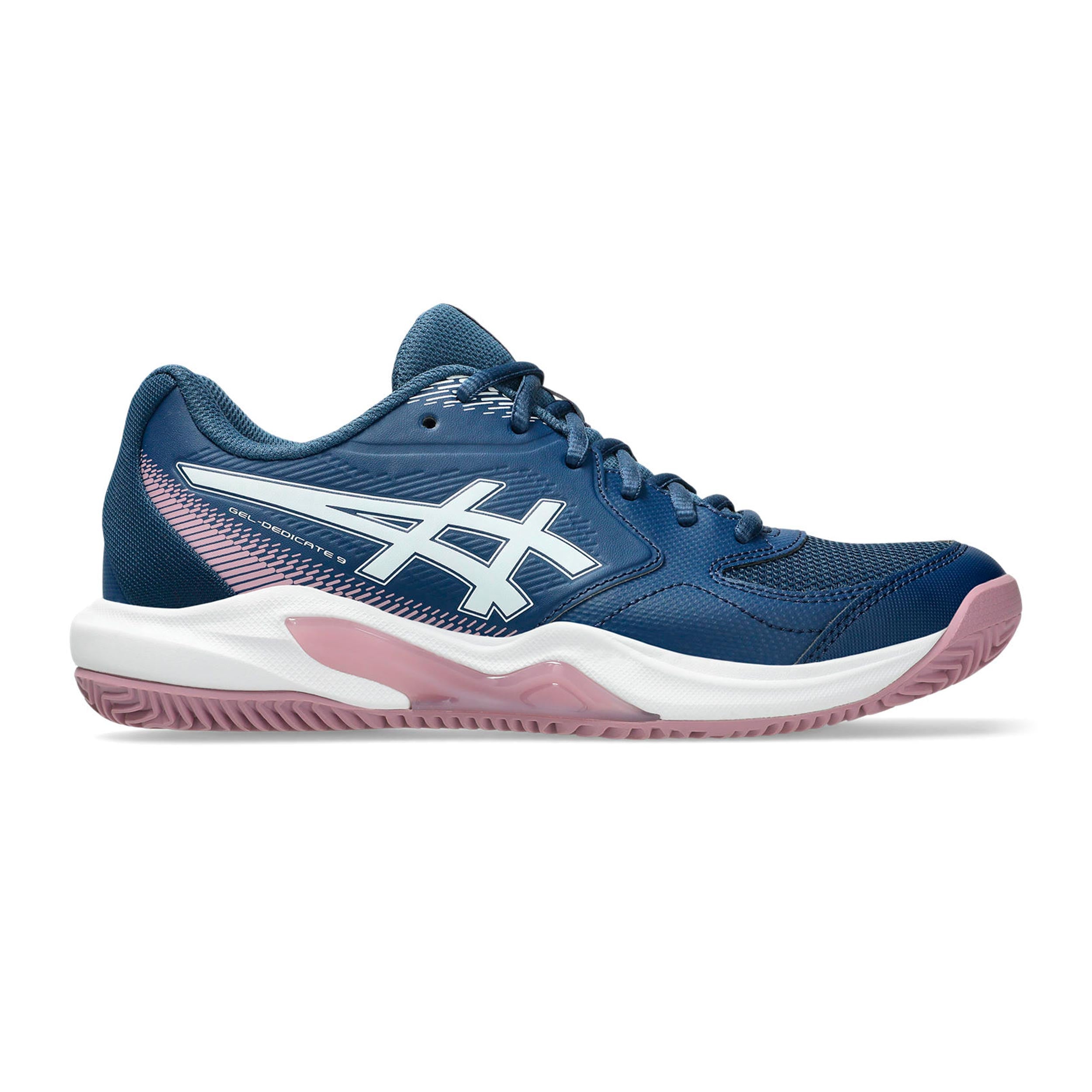 ASICS Gel-Dedicate 9 buty do tenisa ziemnego Kobiety - ciemnoniebieski, biały