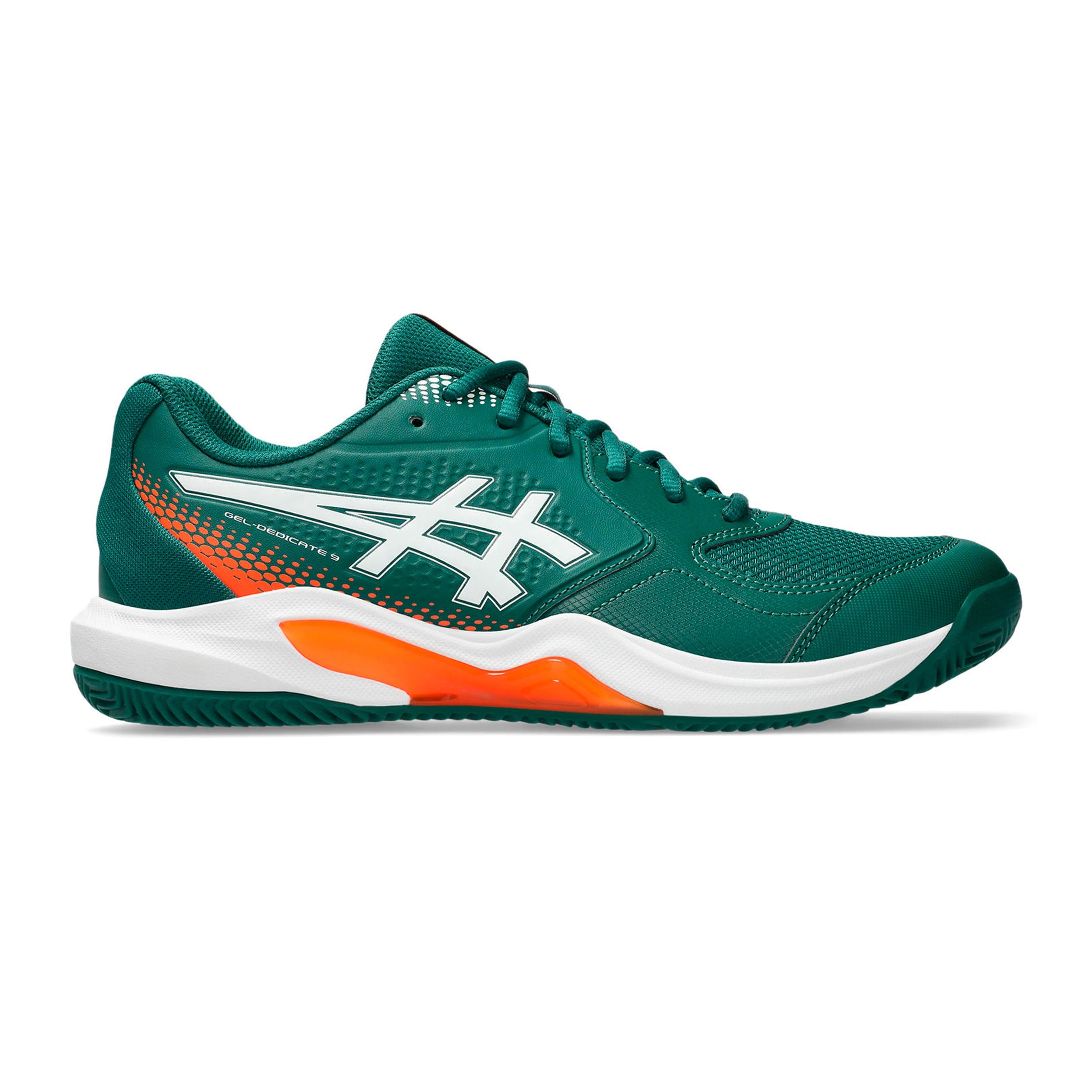 ASICS Gel-Dedicate 9 But do padla Mężczyźni - ciemnozielony, biały