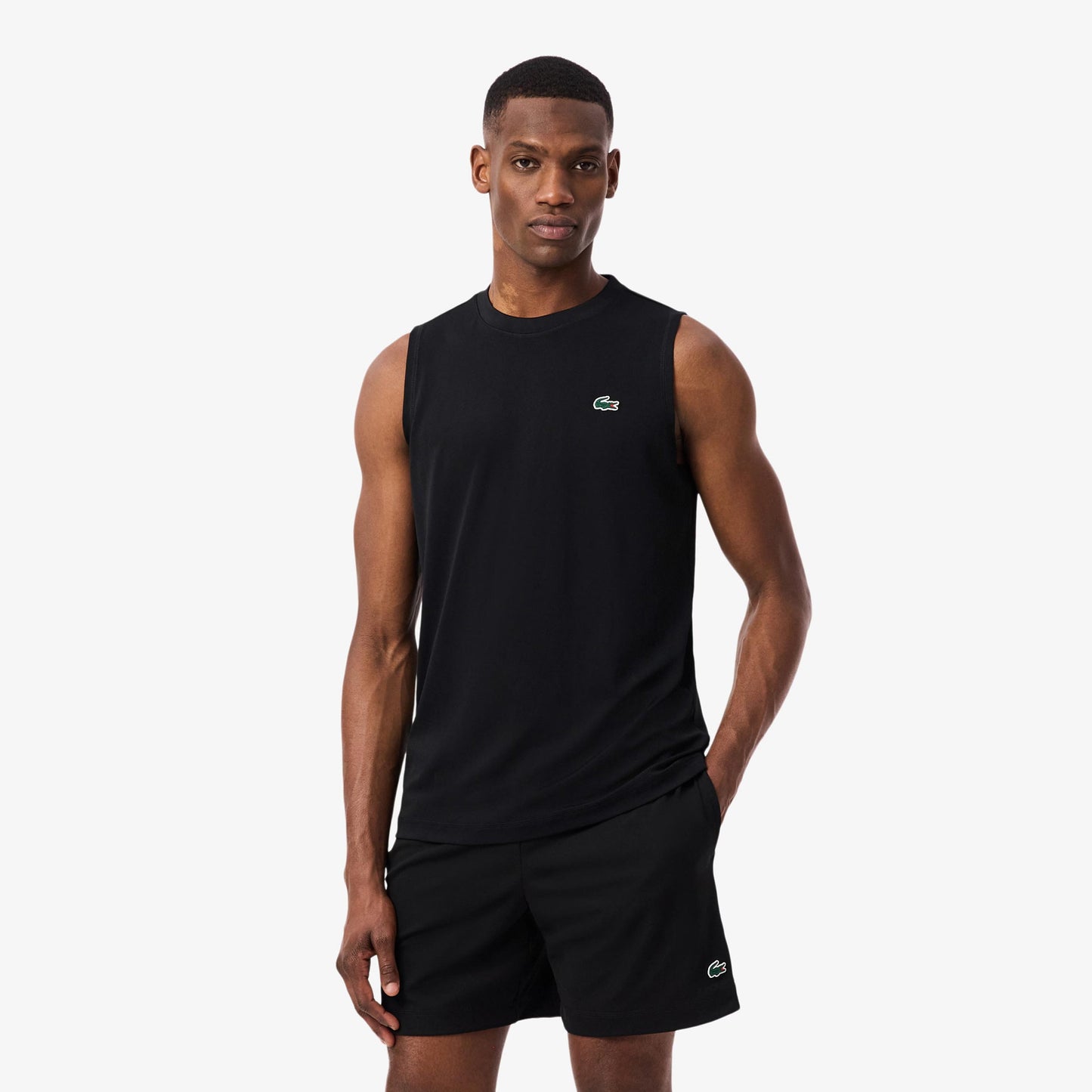 Lacoste Tank top Mężczyźni - czarny