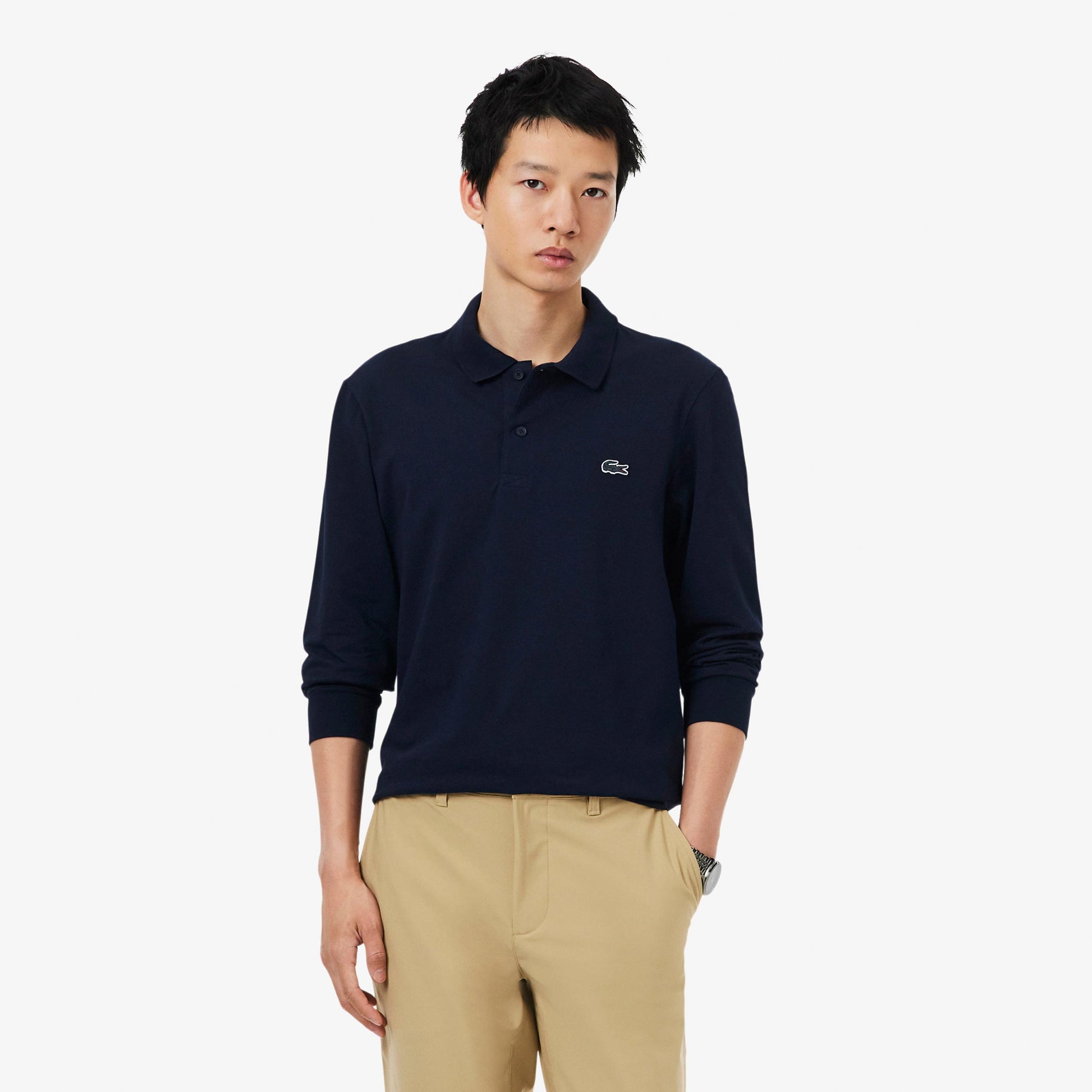 Lacoste Polo Mężczyźni - ciemnoniebieski