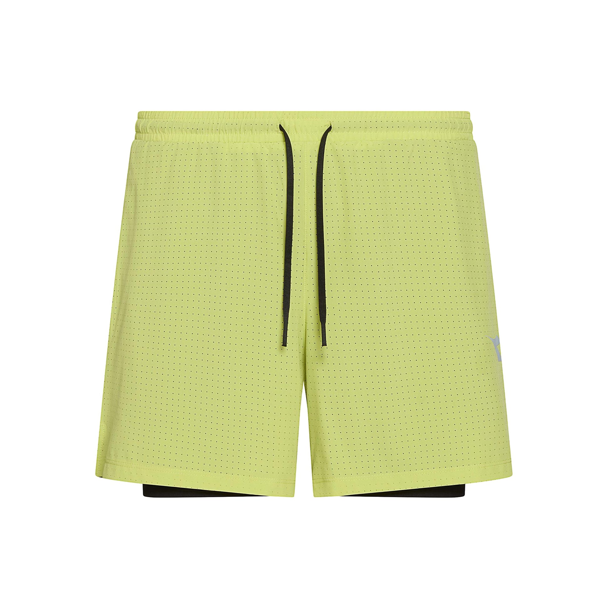 Diadora 2in1 Szorty Mężczyźni - limonka