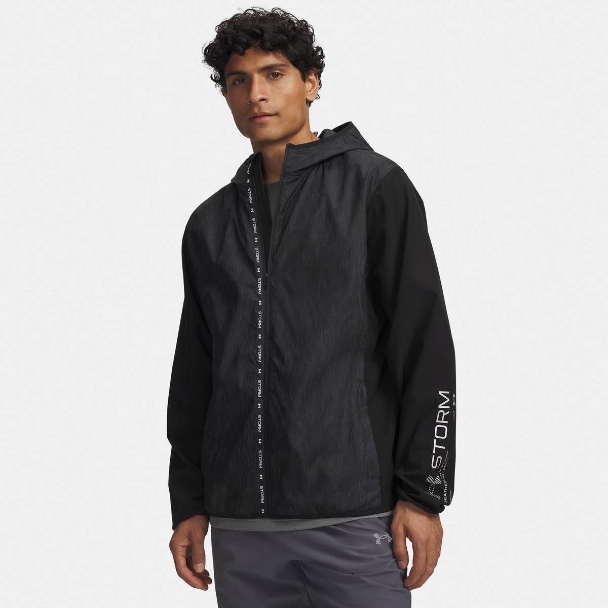 Under Armour Velociti ColdWeather Storm  Kurtka do biegania Mężczyźni - czarny