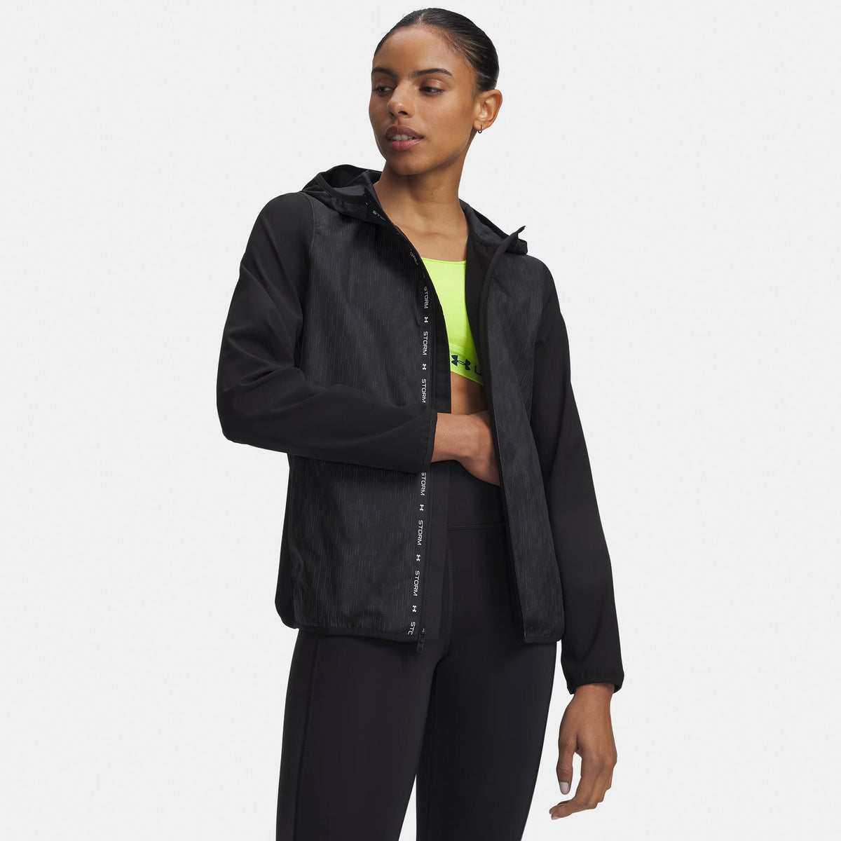 Under Armour Velociti ColdWeather Storm  Kurtka do biegania Kobiety - czarny