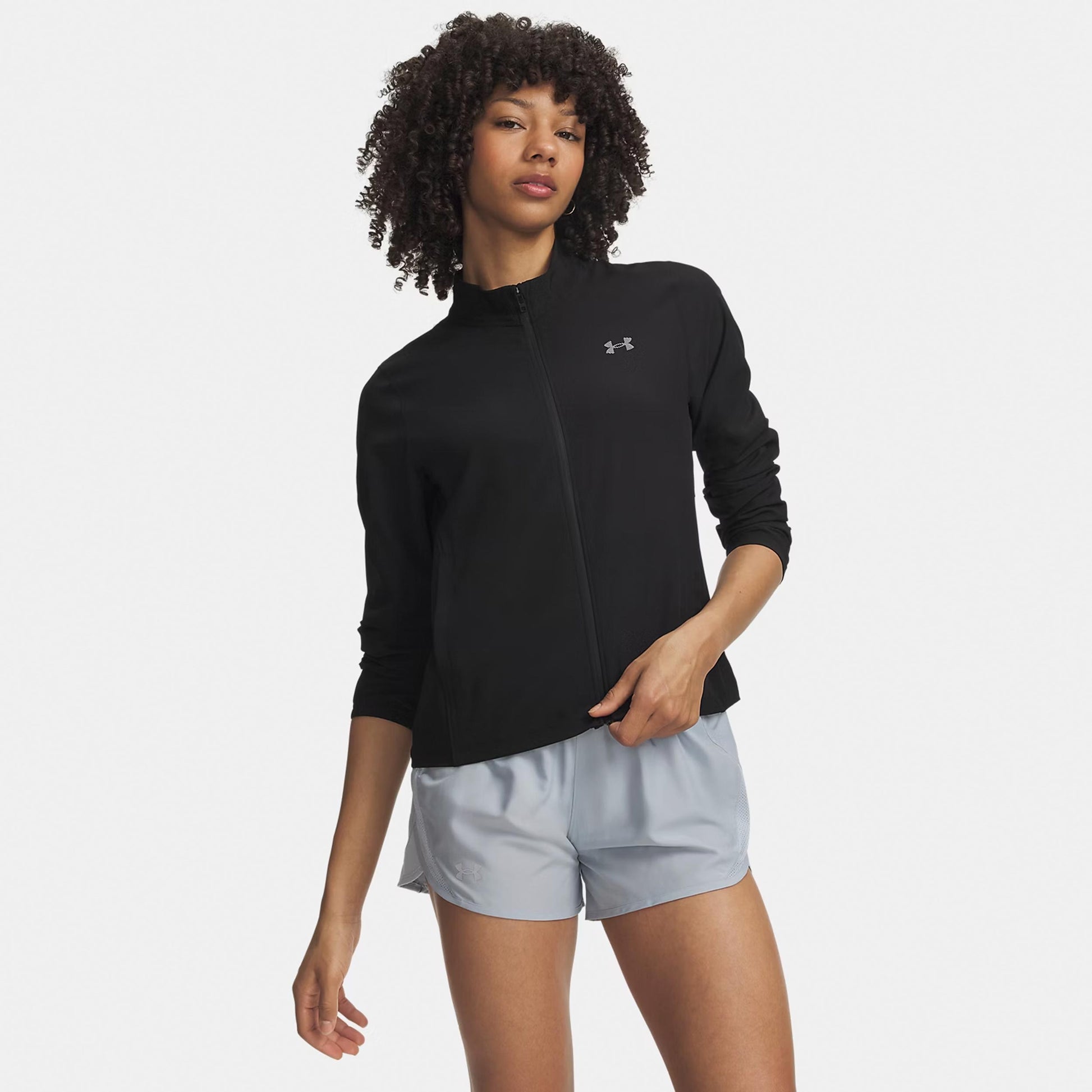 Under Armour Velociti Track  Kurtka do biegania Kobiety - czarny