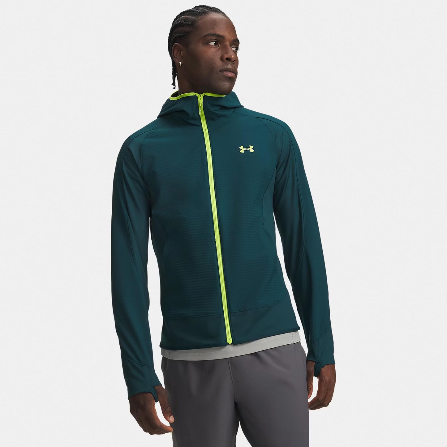 Under Armour Explor Offgrid  Kurtka do biegania Mężczyźni - zieleń