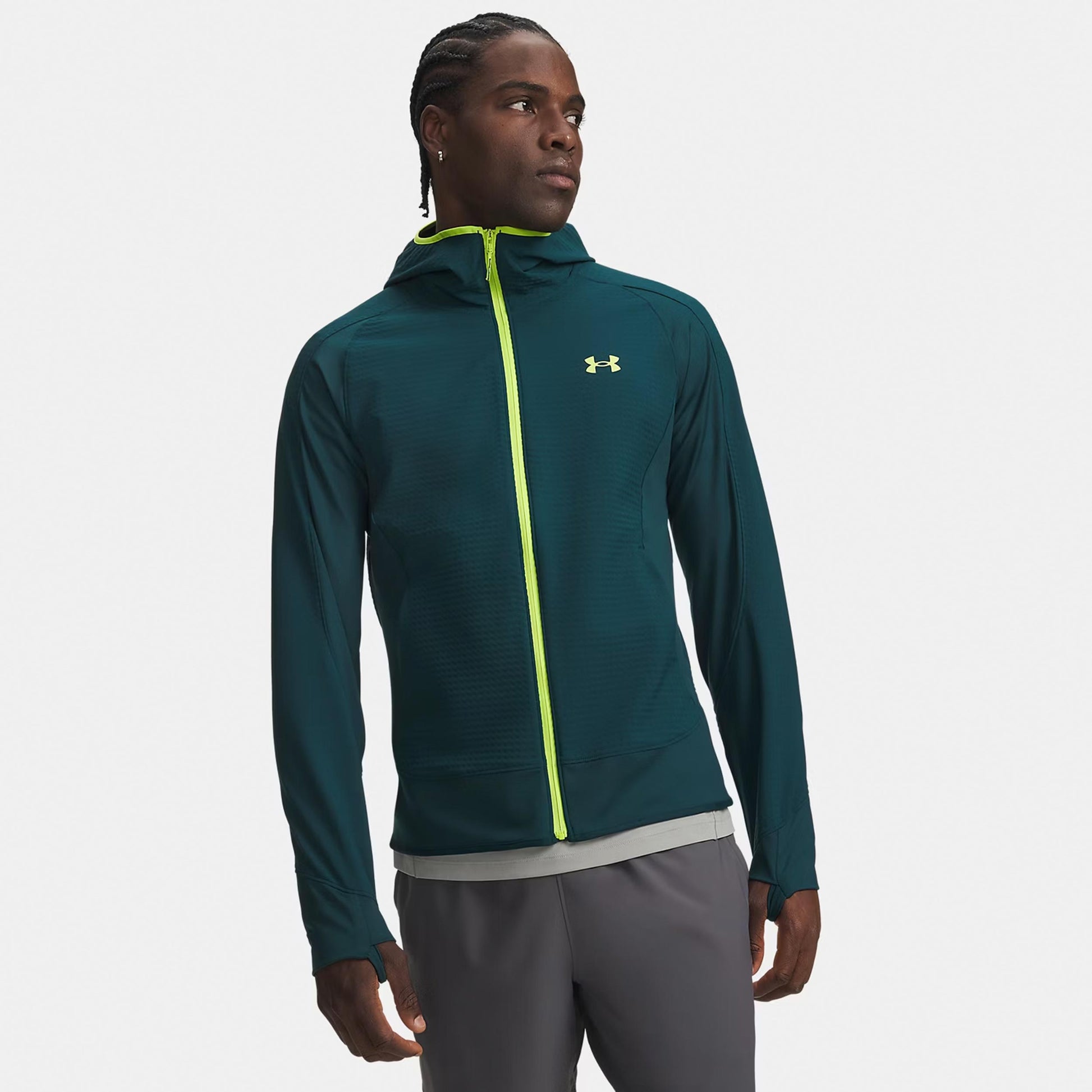 Under Armour Explor Offgrid  Kurtka do biegania Mężczyźni - zieleń