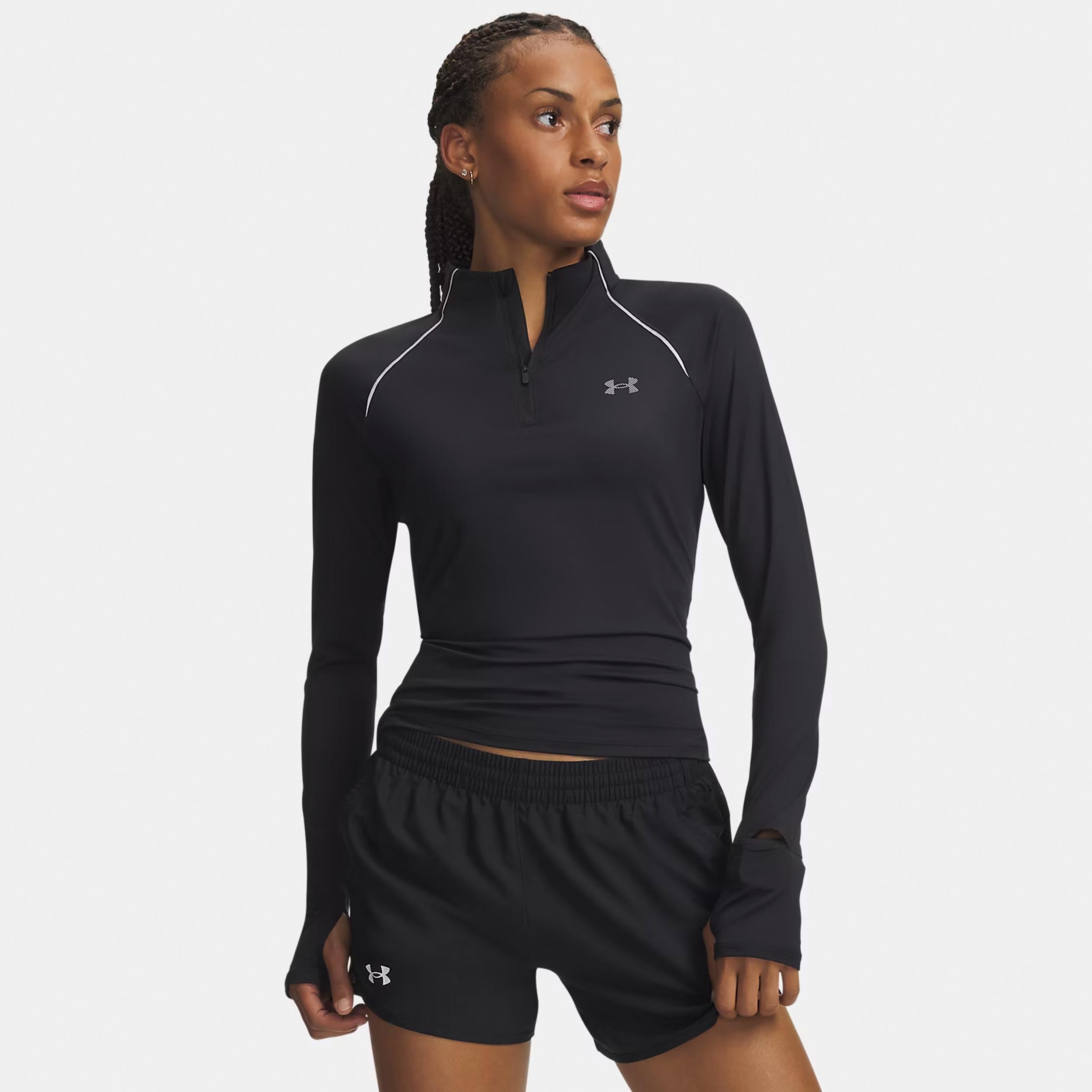 Under Armour Velociti Half Zip  Koszulka do biegania Kobiety - czarny