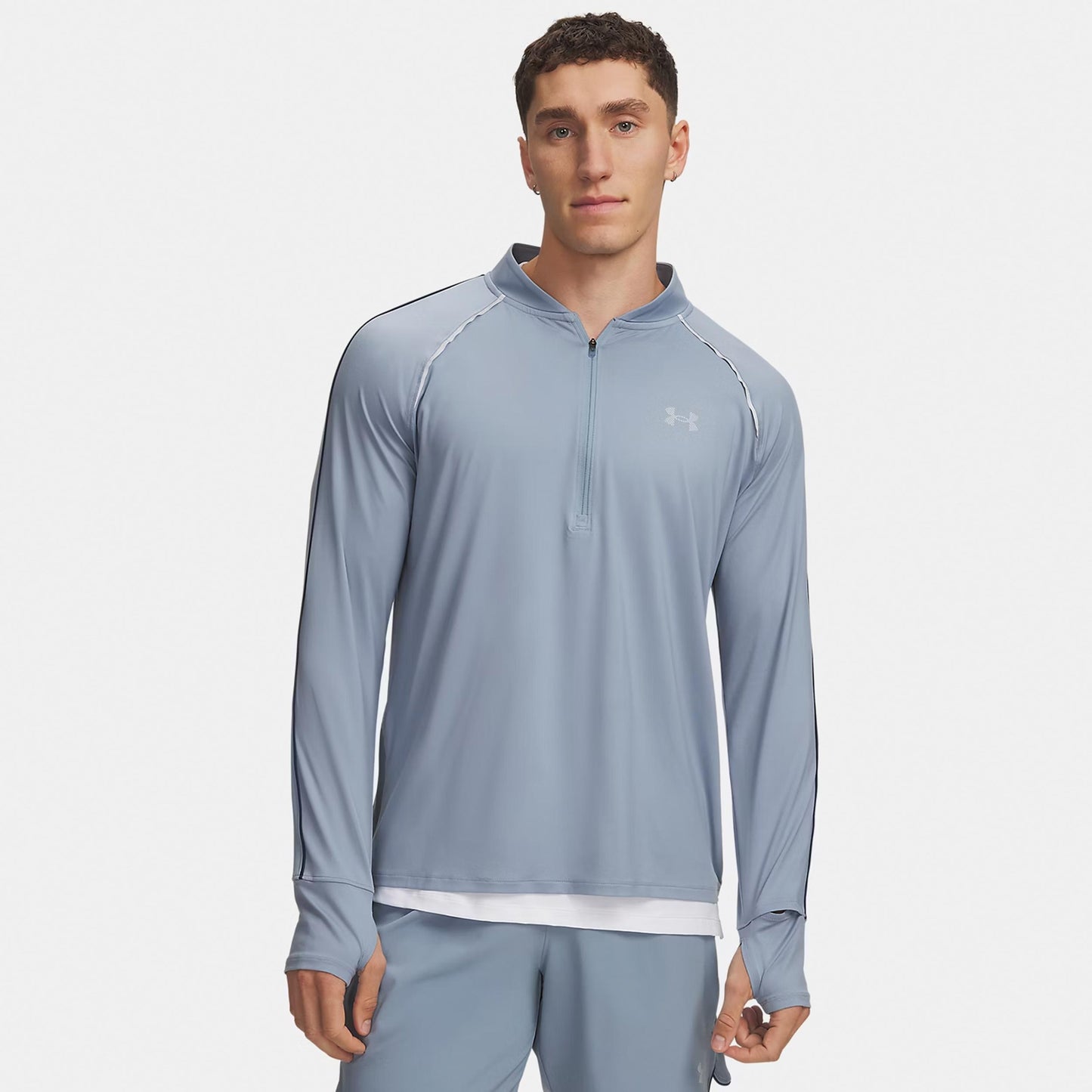 Under Armour Velociti Half Zip  Koszulka do biegania Mężczyźni - niebieski