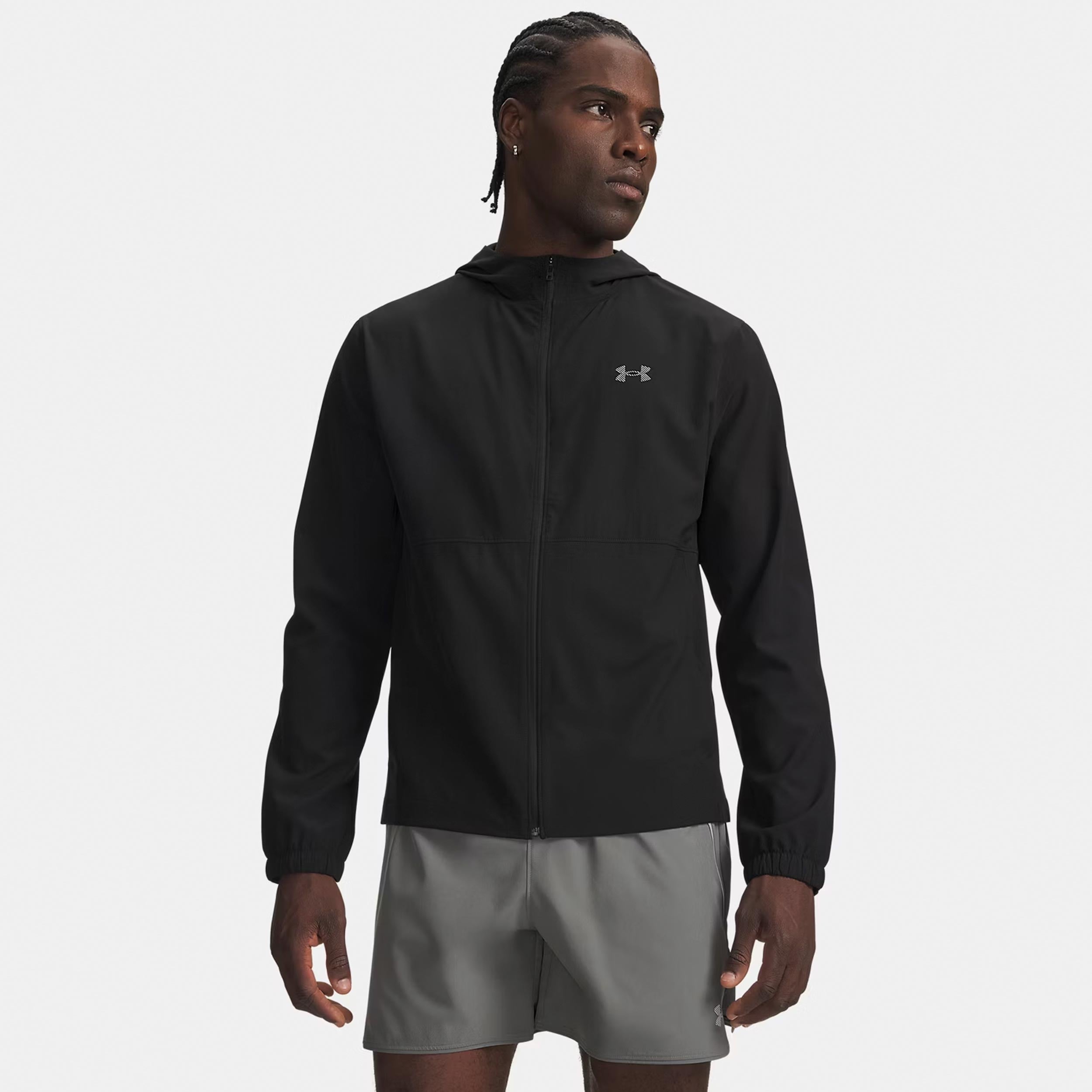 Under Armour Velociti Hooded  Kurtka do biegania Mężczyźni - czarny
