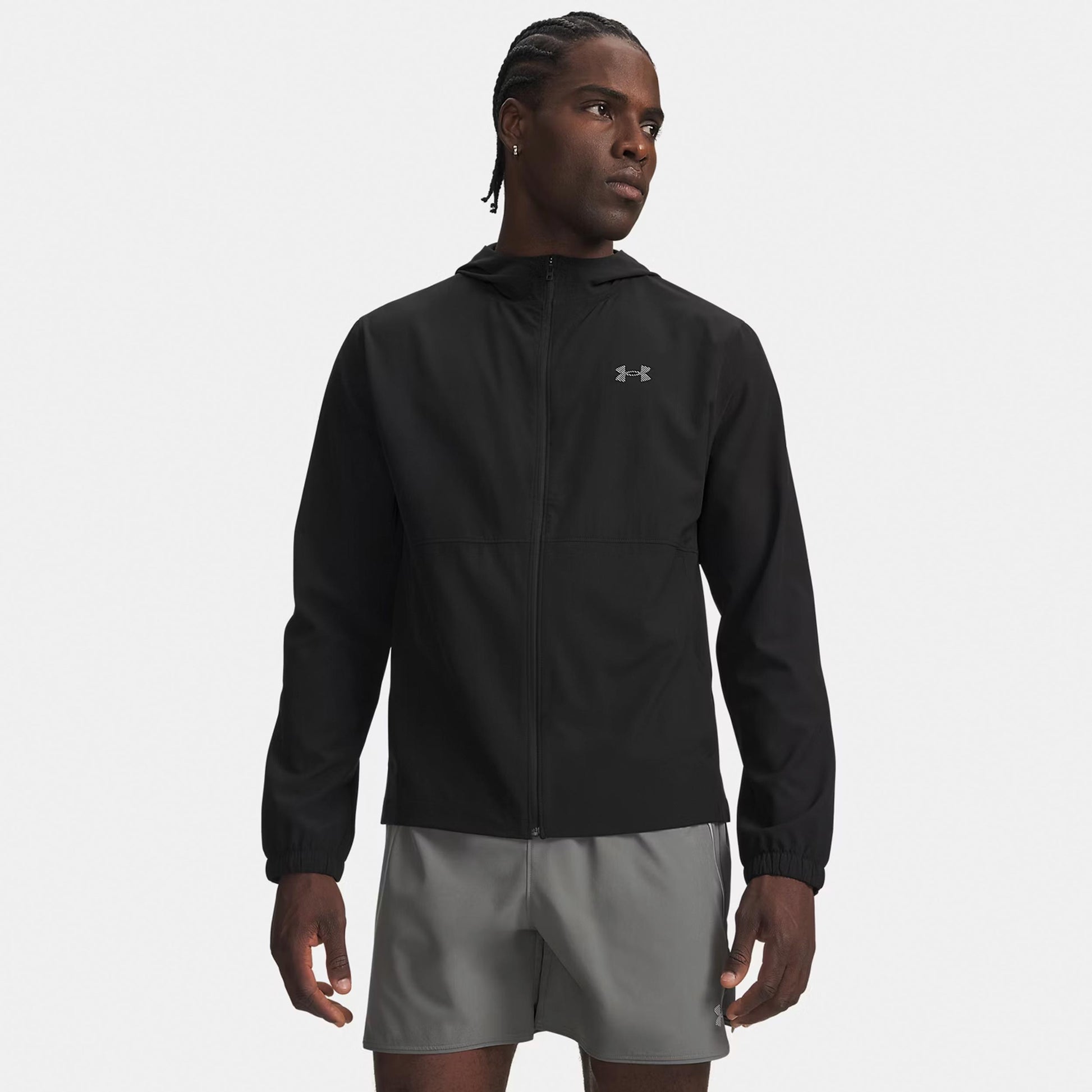 Under Armour Velociti Hooded  Kurtka do biegania Mężczyźni - czarny