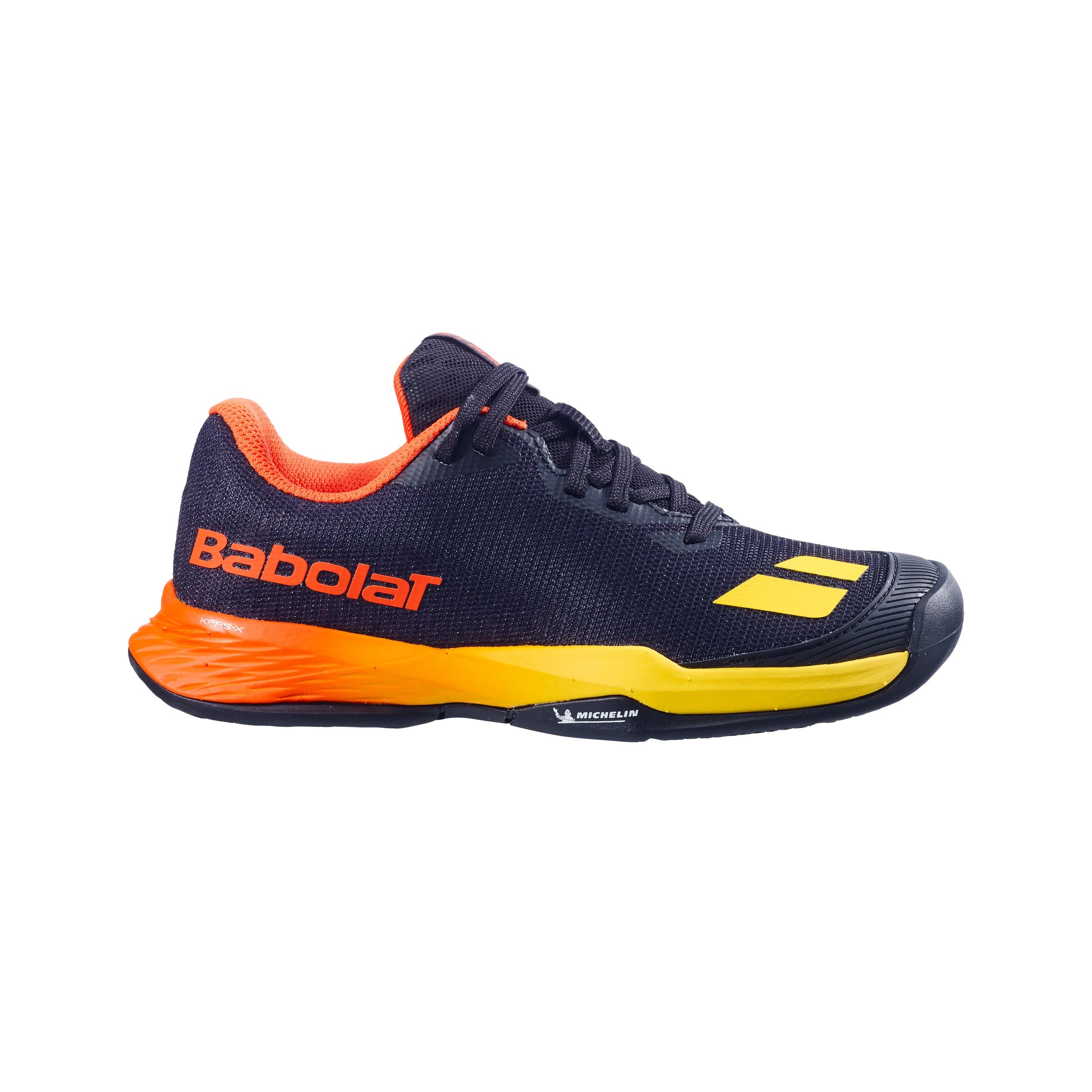 Babolat Jet Mach 3 buty do tenisa allcourt Dzieci - czarny, pomarańczowy