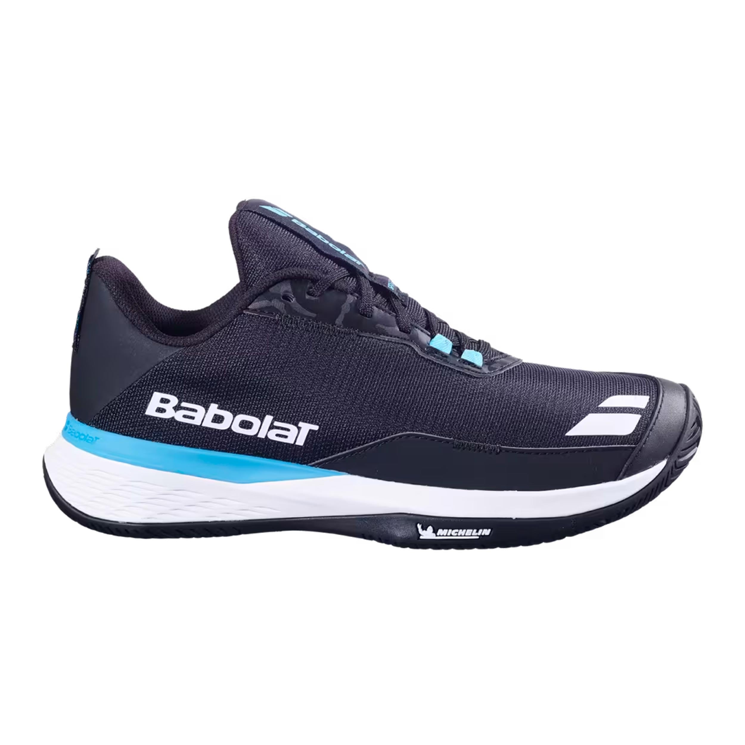 Babolat SFX EVO buty do tenisa allcourt Mężczyźni - czarny, jasnoniebieski