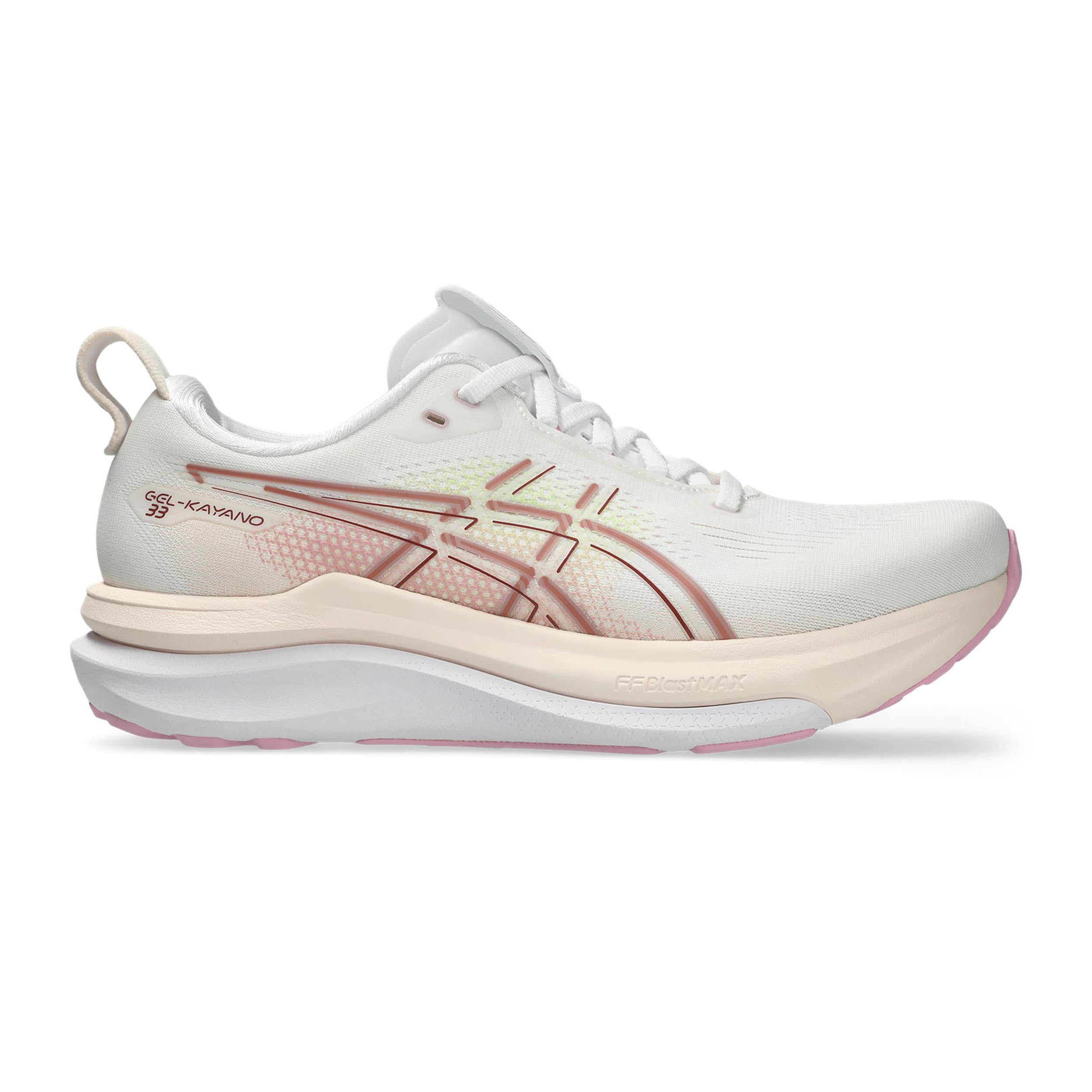ASICS GEL-KAYANO 33 But stabilizujący Kobiety - biały, liliowy