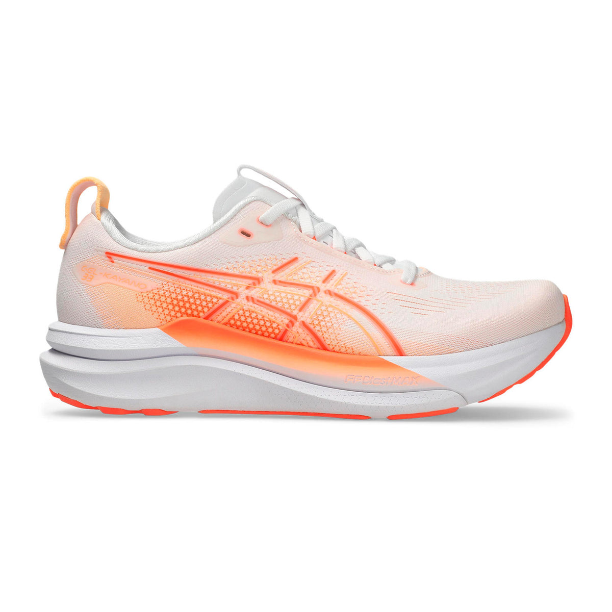 ASICS Gel-Kayano 33 But stabilizujący Kobiety - biały, pomarańczowy