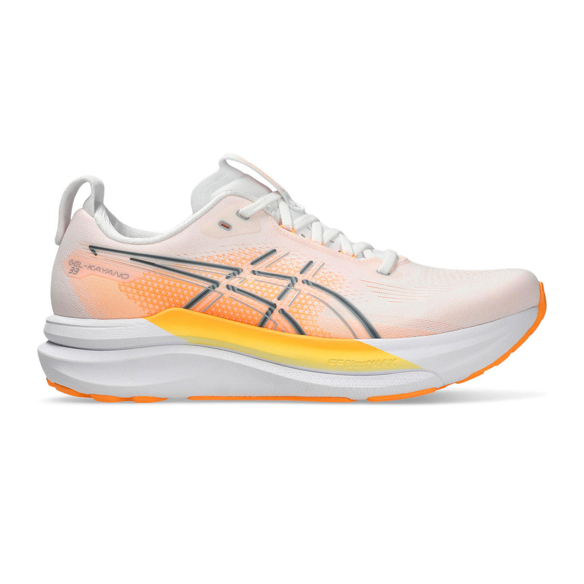 ASICS Gel-Kayano 33 But stabilizujący Mężczyźni - biały, pomarańczowy
