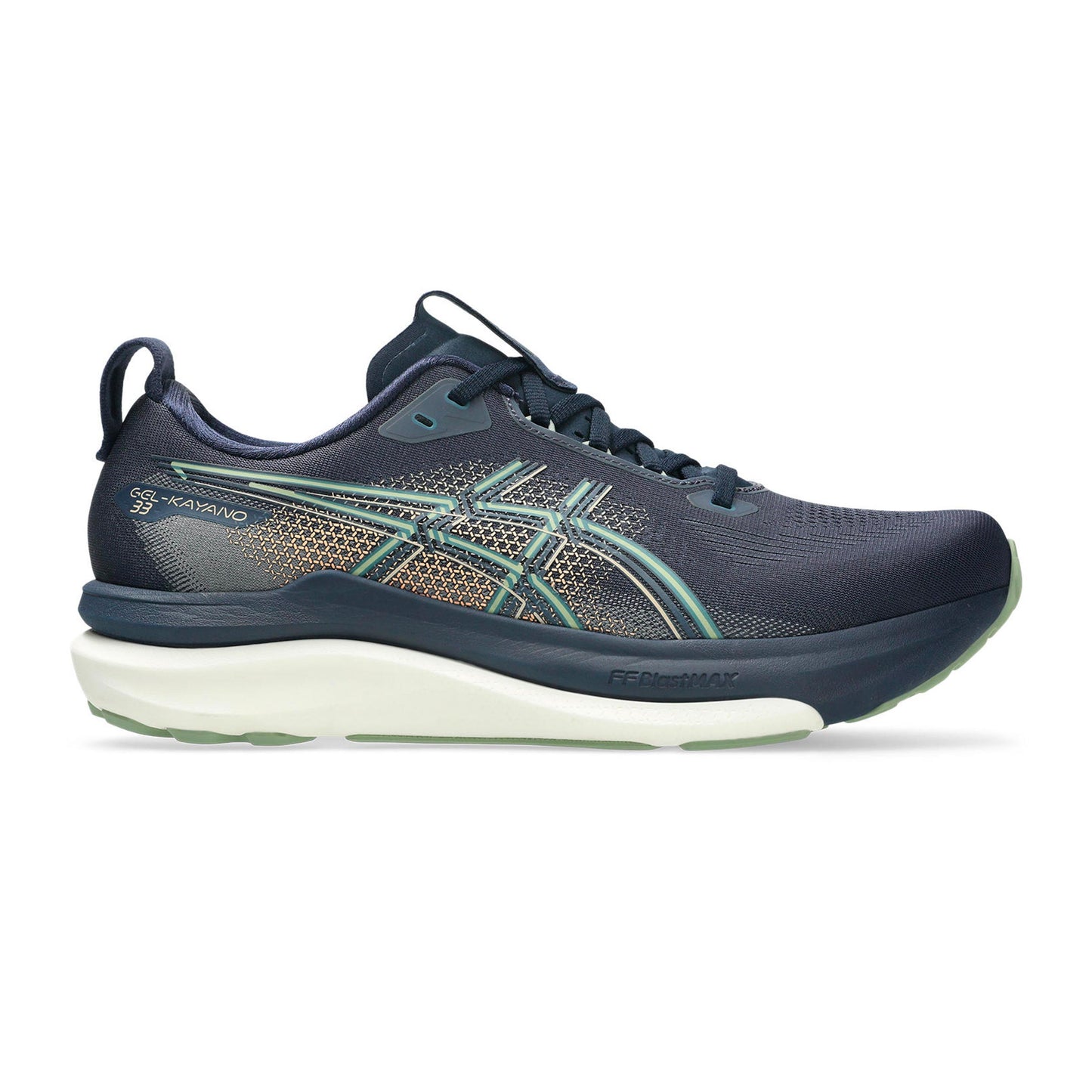 ASICS GEL-KAYANO 33 But stabilizujący Mężczyźni - ciemnoniebieski, khaki