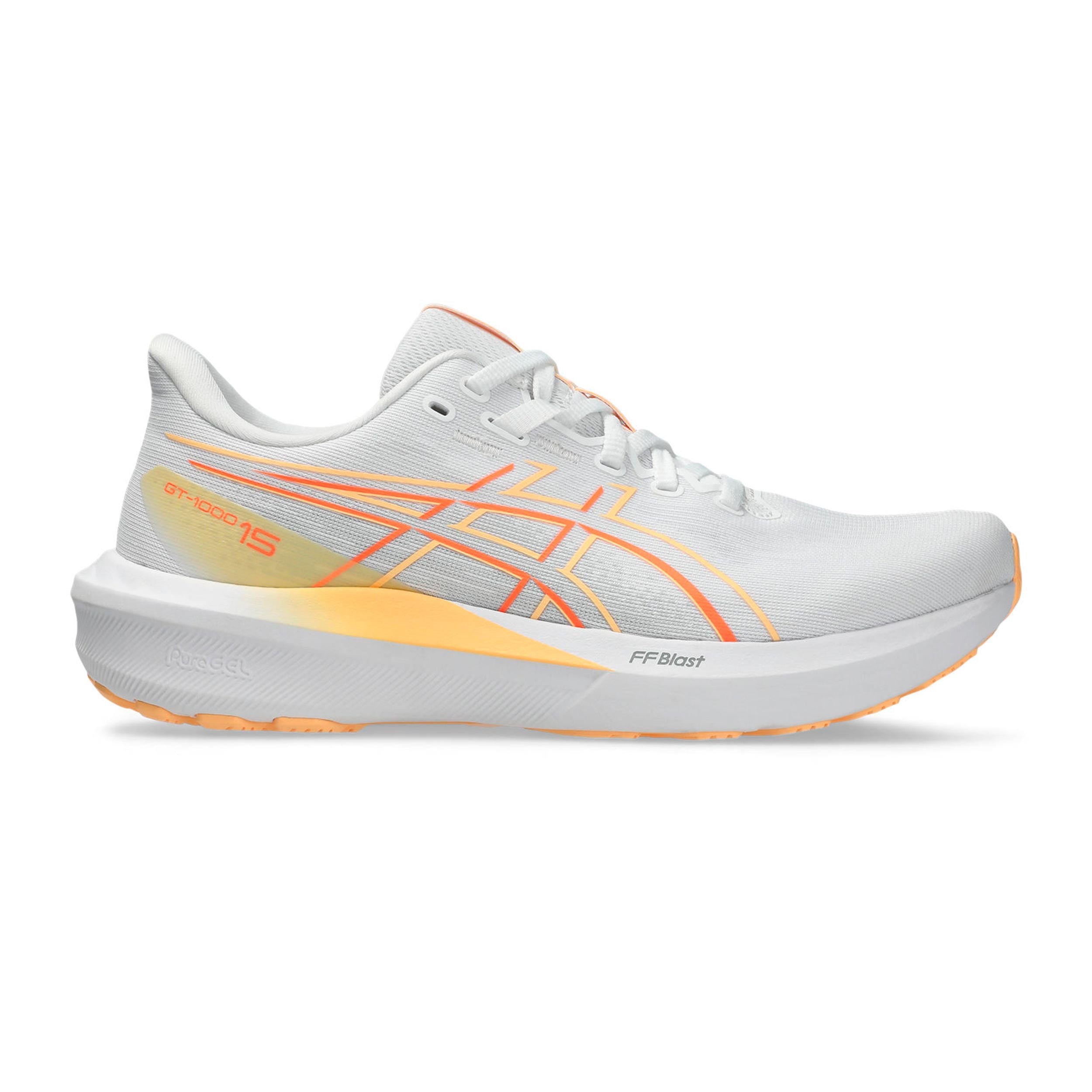 ASICS GT-1000 15 But stabilizujący Kobiety - biały, pomarańczowy