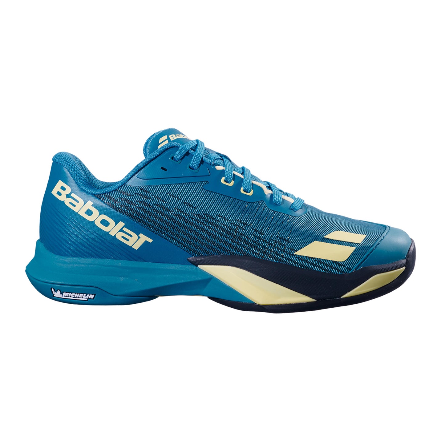 Babolat Jet Mach 4 buty do tenisa allcourt Mężczyźni - niebieski, limonka