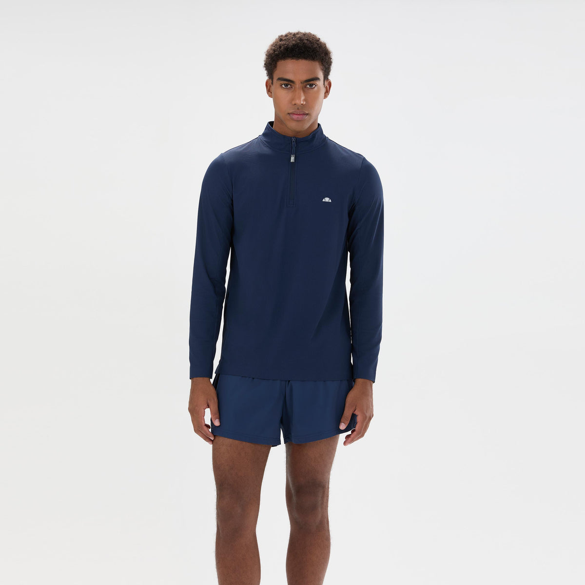 Ellesse Edmond 1/4 Zip Długi Rękaw Mężczyźni - ciemnoniebieski